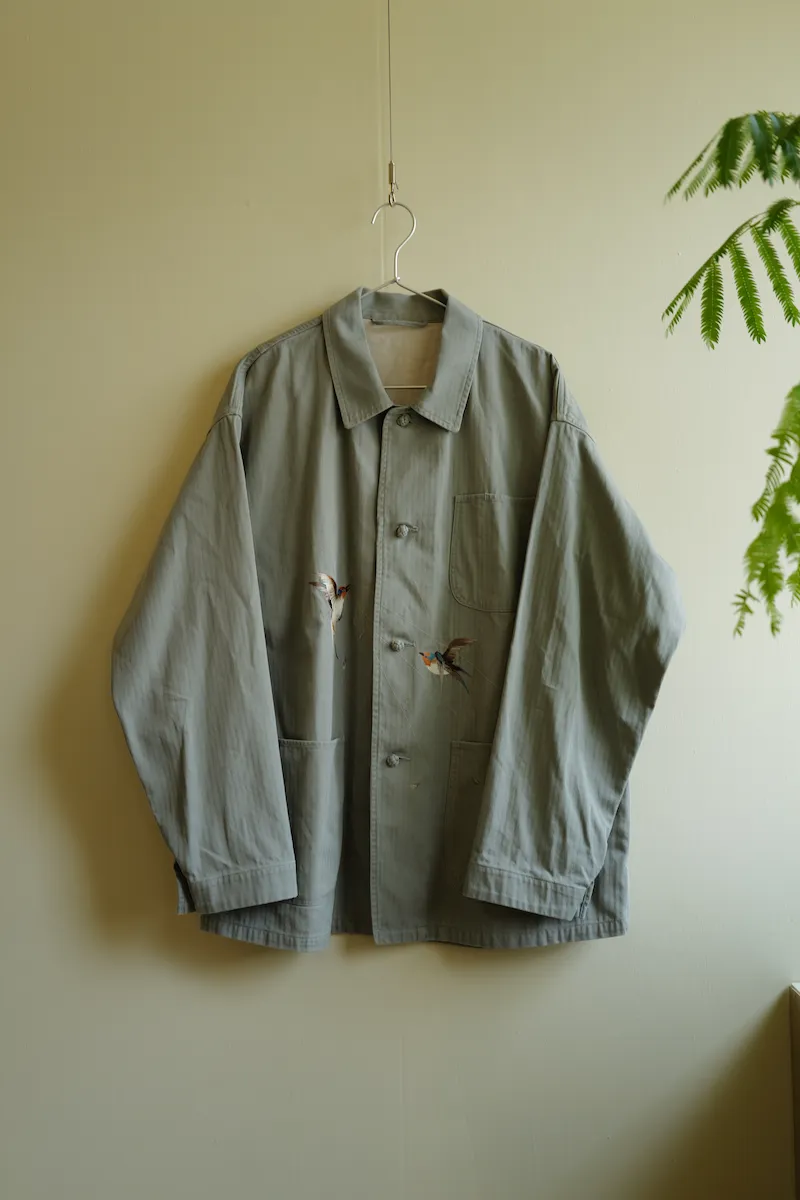 OLD JOE PATINA HERRINGBONE SOUVENIR JACKET — 1