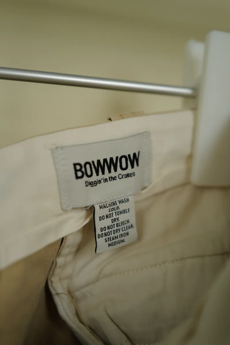 BOWWOW US ARMY KHAKI SHORTS — 3