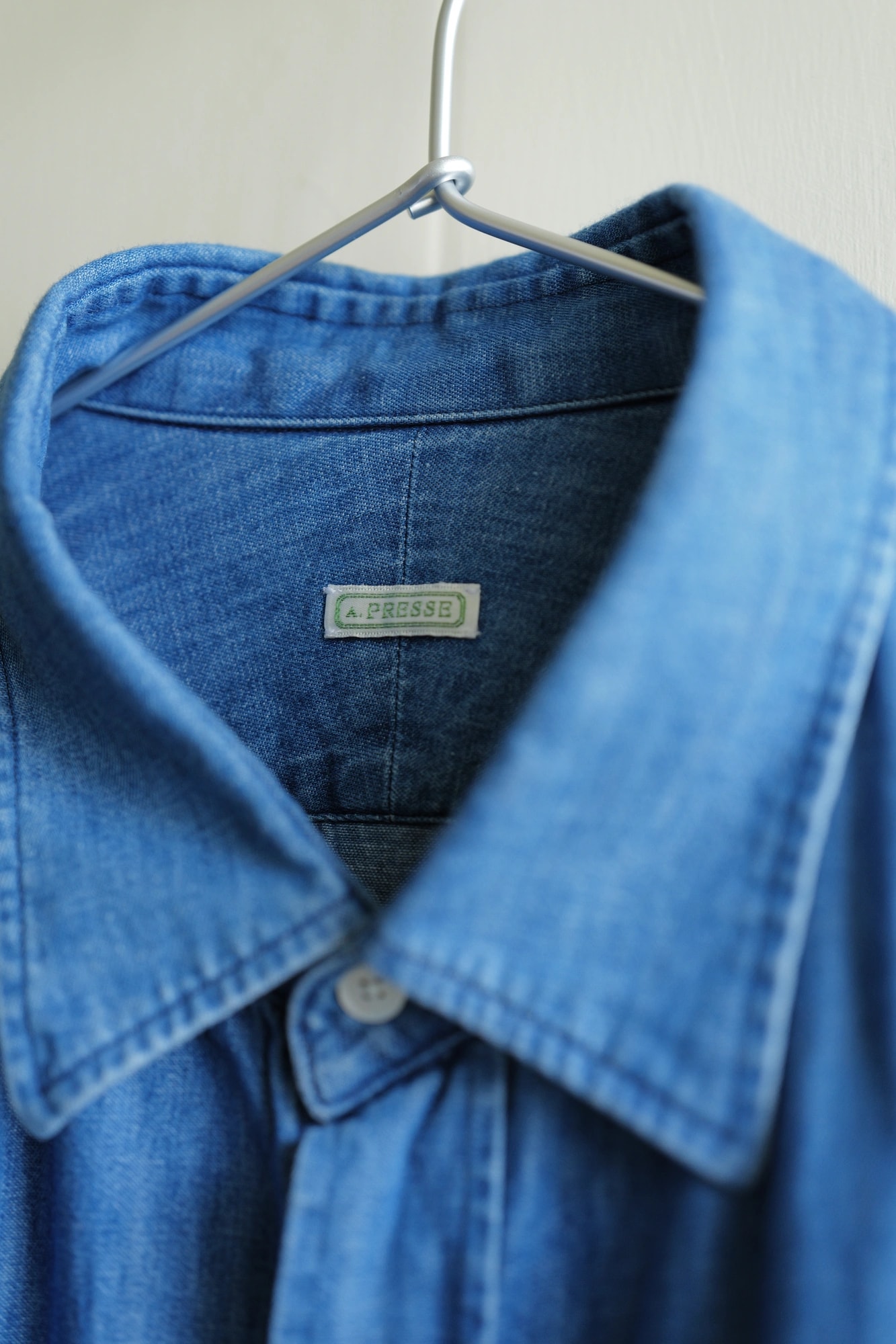 A.PRESSE Washed Denim Shirt — 4