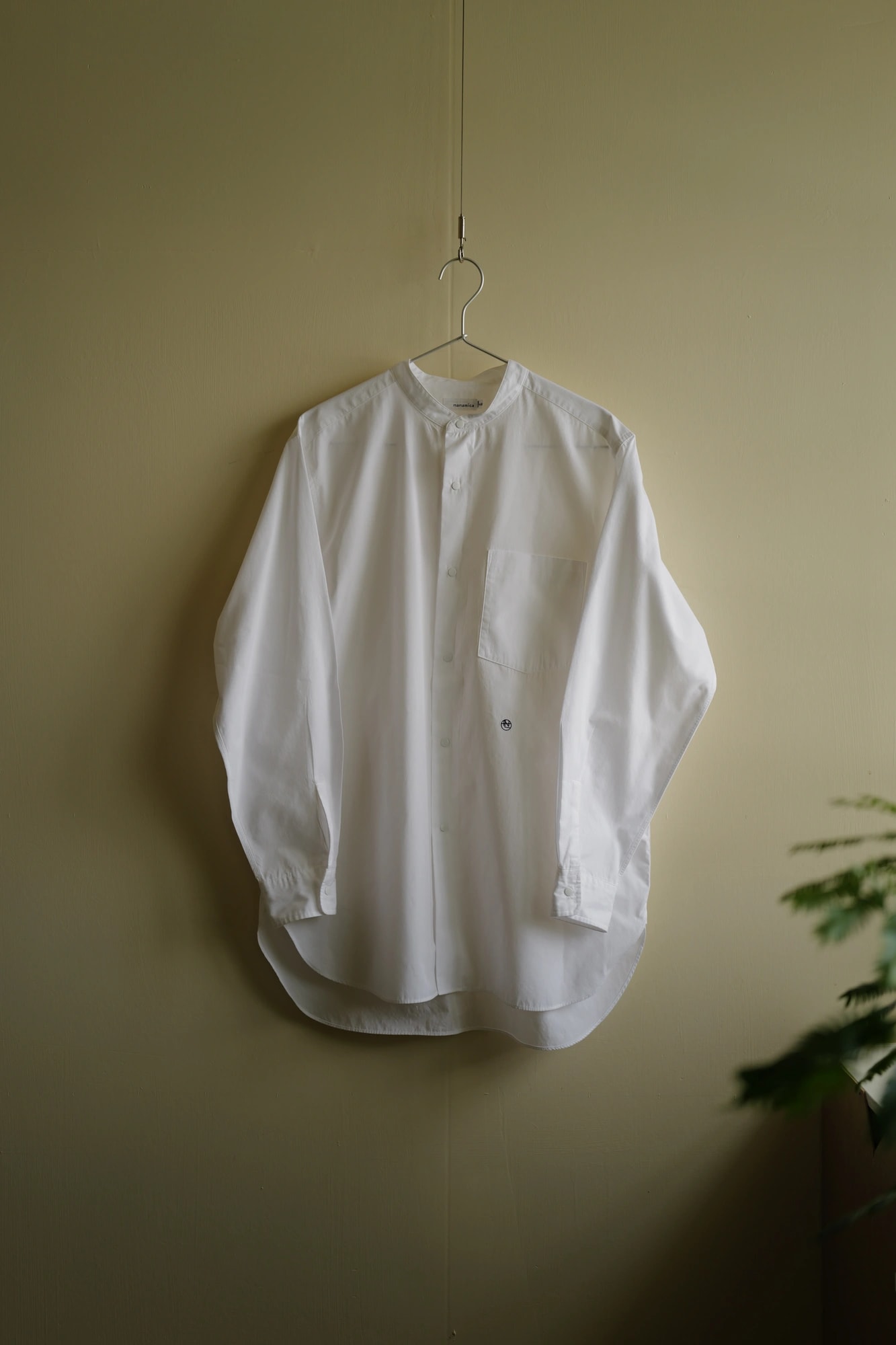 nanamica Band Collar Wind Shirt — 1