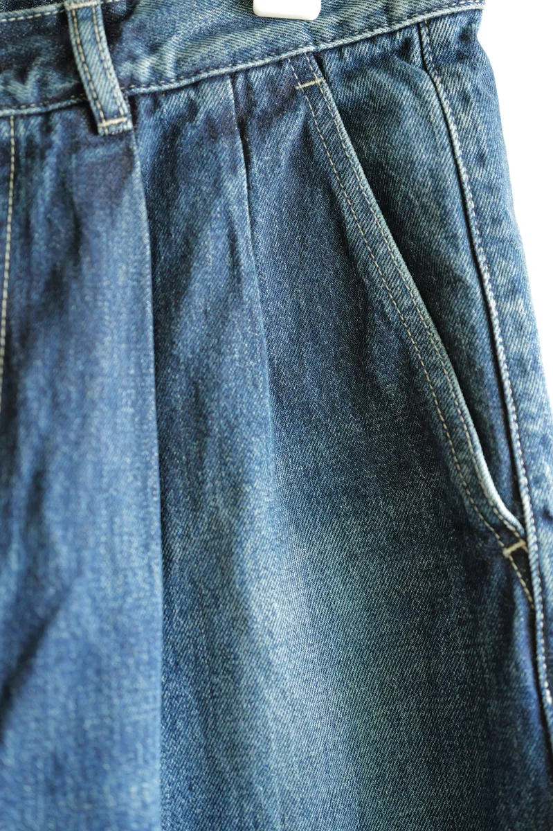 Graphpaper Selvage Denim Two Tuck Pants — 2