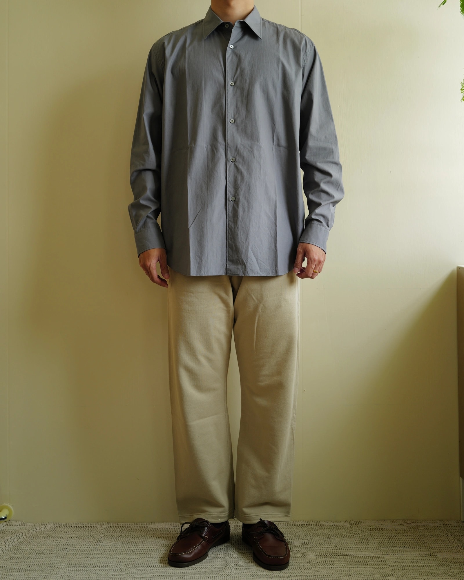 AURALEE Washed Finx Twill Shirt — 7