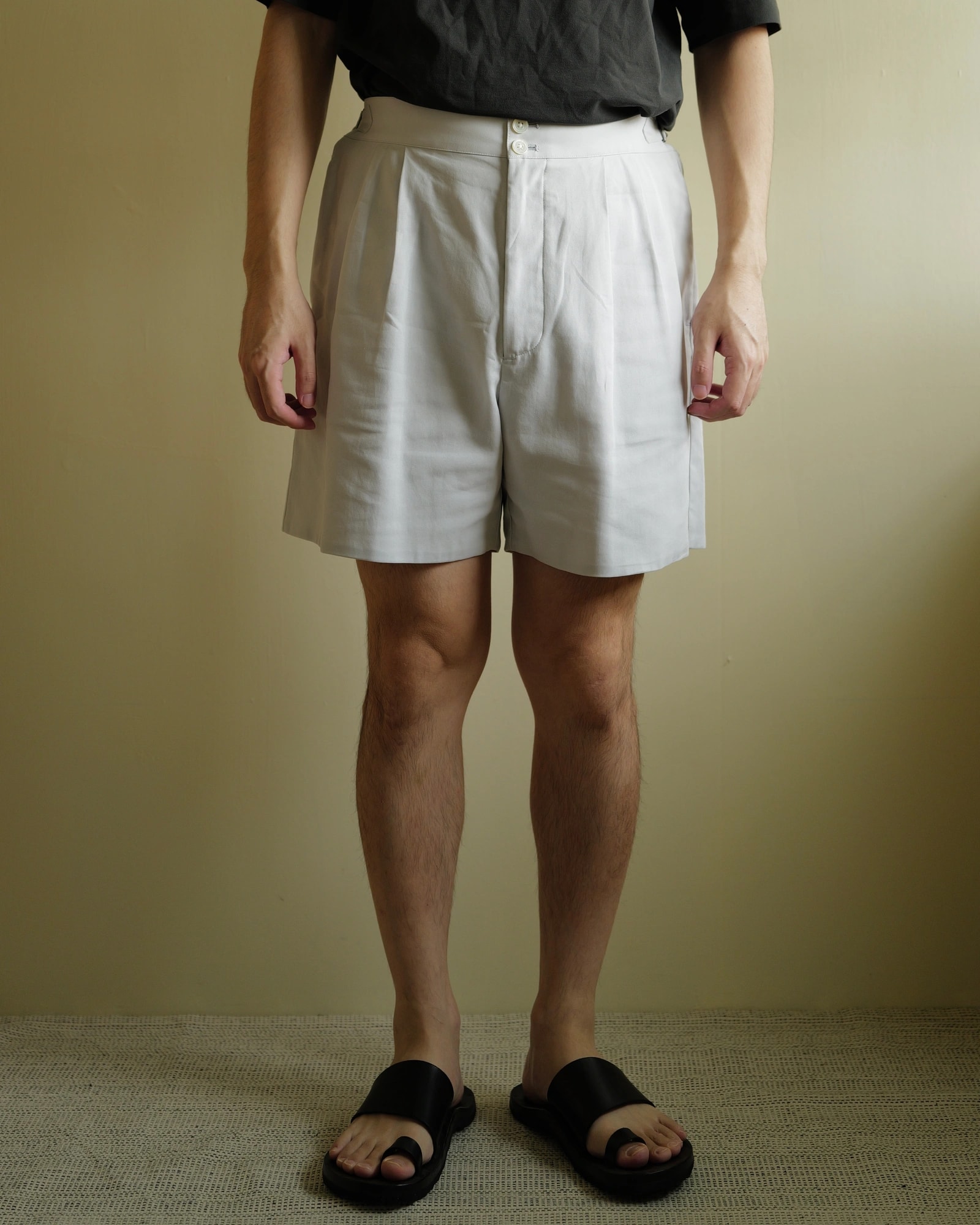 AURALEE Shuttle Georgette Cloth Double Shorts — 7