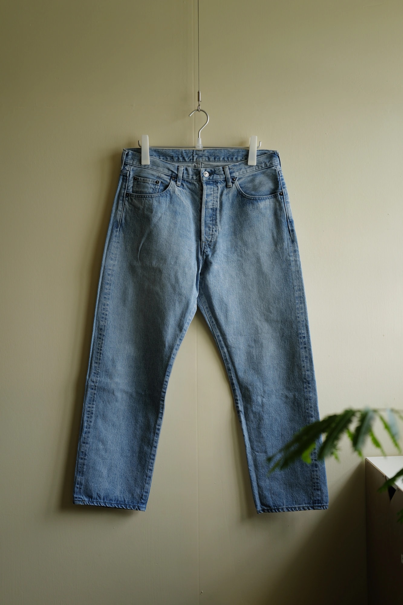 A.PRESSE Washed Denim Pants — 1