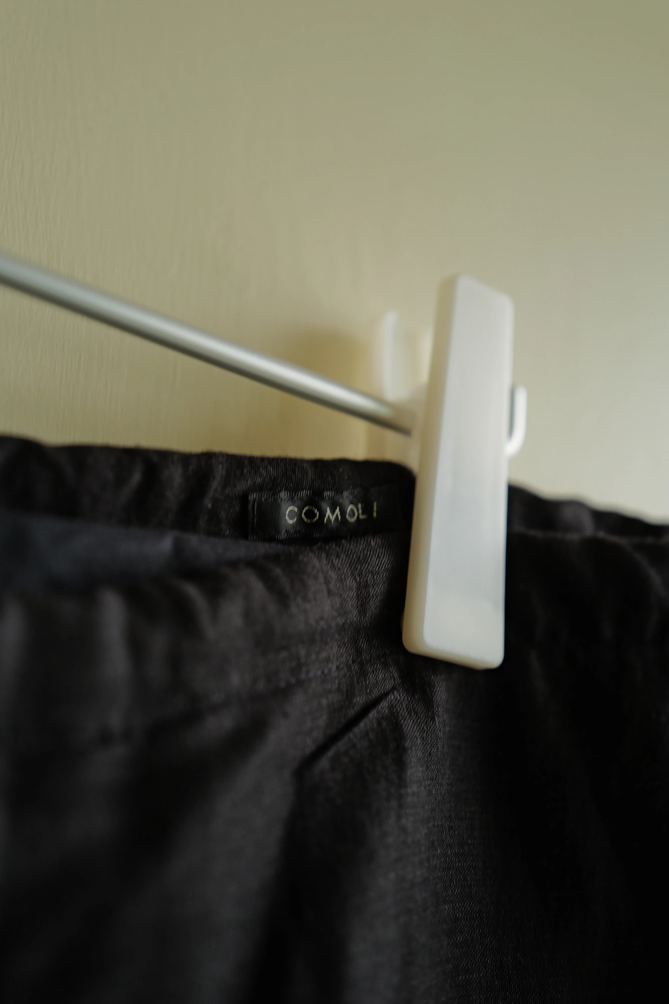 COMOLI Viscose Linen Drawstring Pants — 3