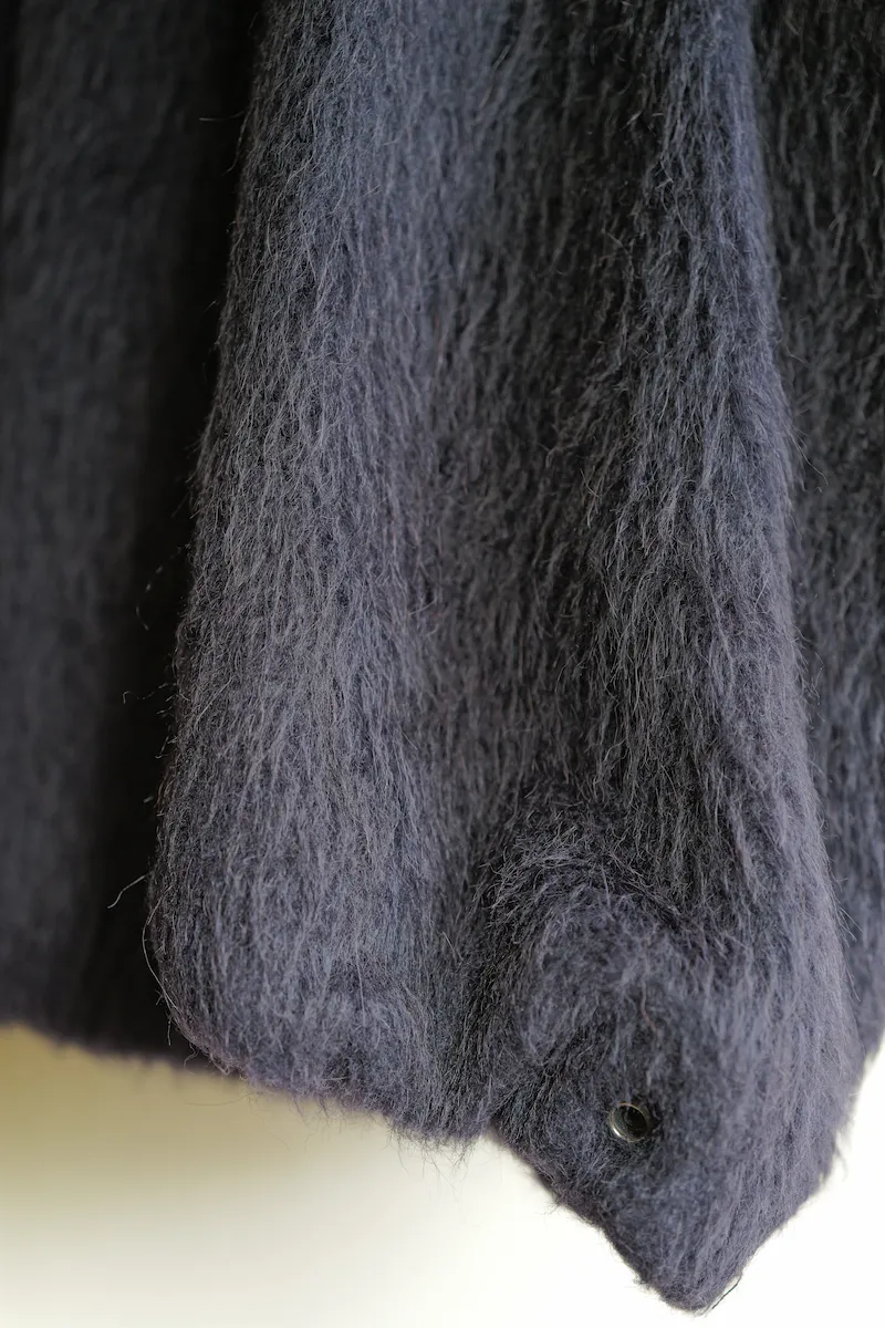 COMOLI Camel Shaggy Jacket — 4