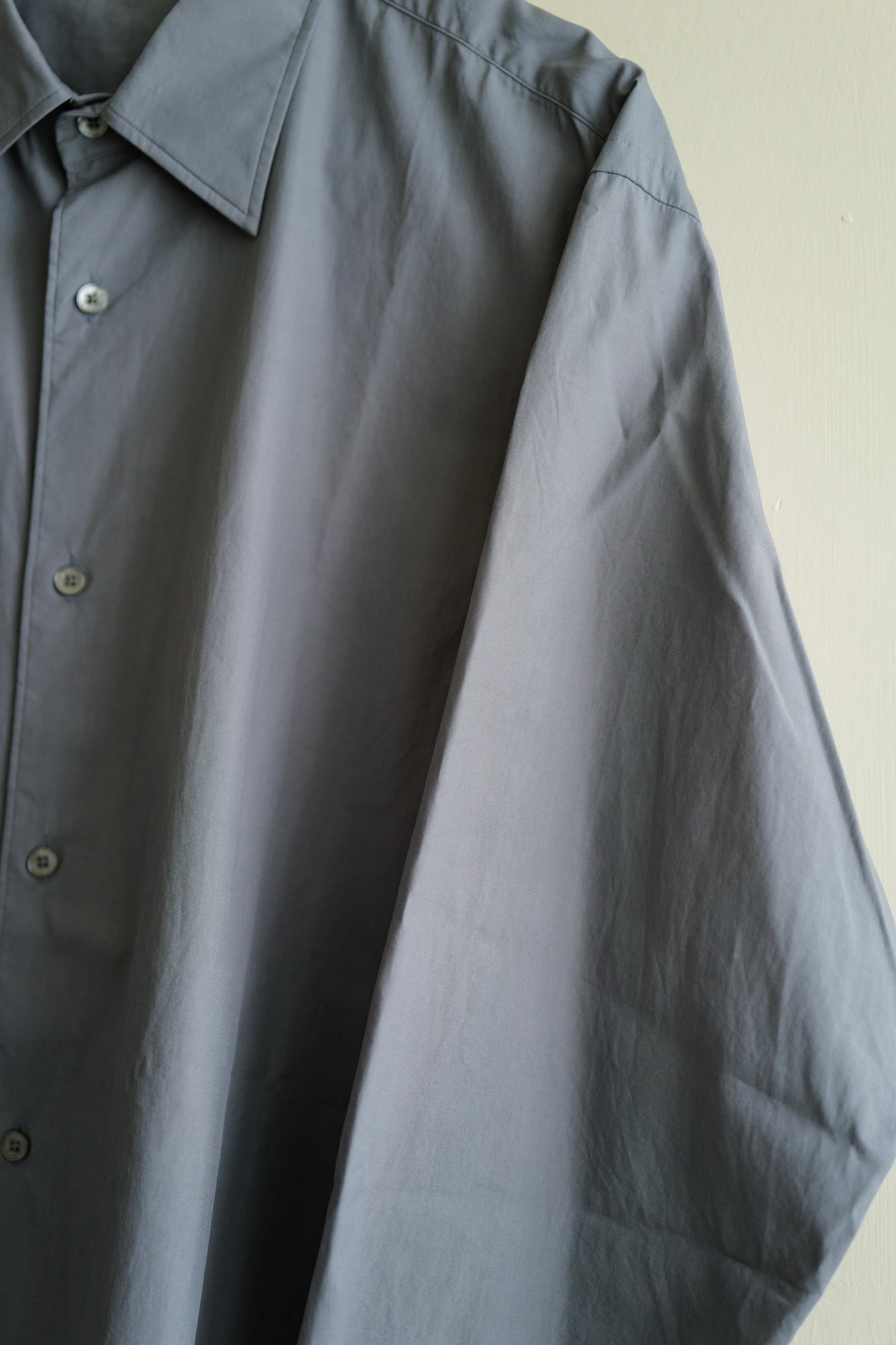 AURALEE Washed Finx Twill Shirt — 2