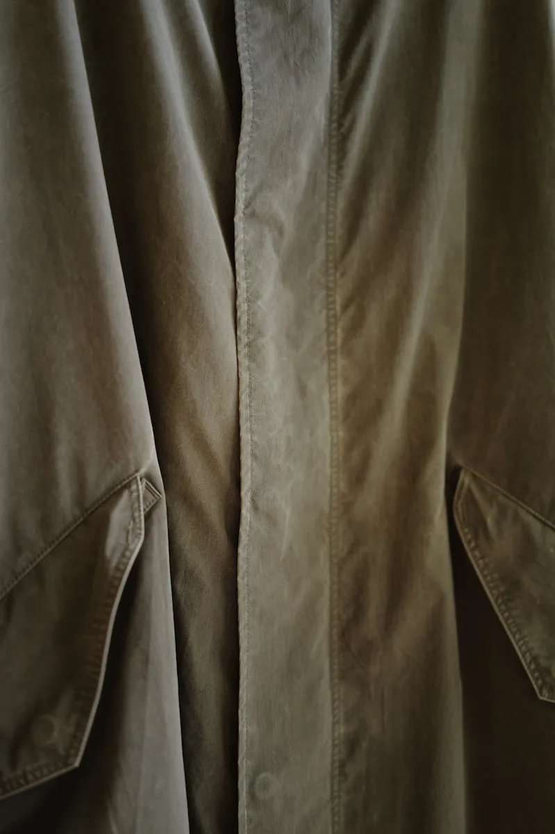 ATON PIGMENT AIR WEATHER SHORT MODS COAT — 3