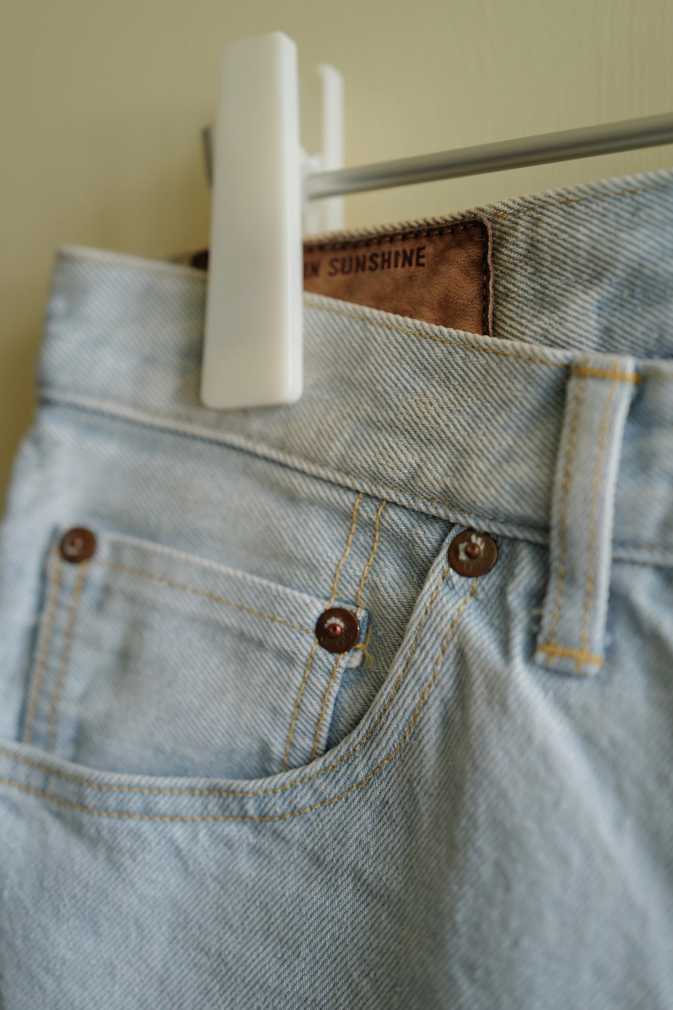 KAPTAIN SUNSHINE 5P ZIPPER FRONT DENIM PANTS — 4