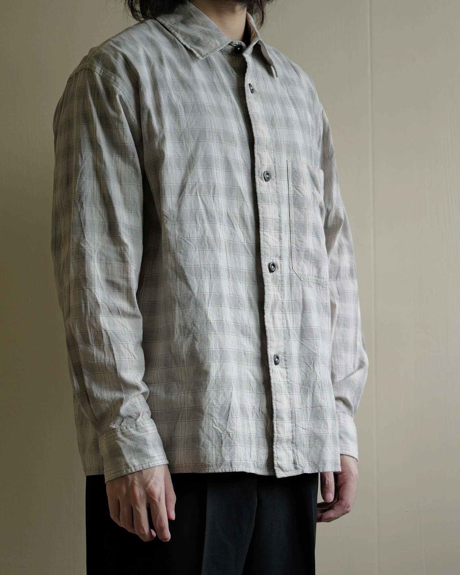 MHL WORKWEAR CHECK COTTON SHIRTING — 4
