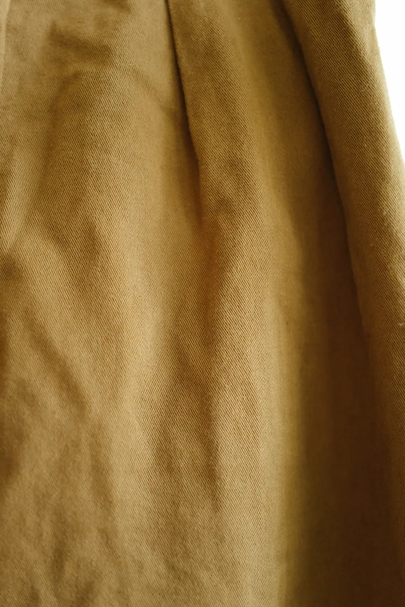 Confect UpcycleLino Cotton Linen Chino Wide Leg Pleated Pants - 實穿