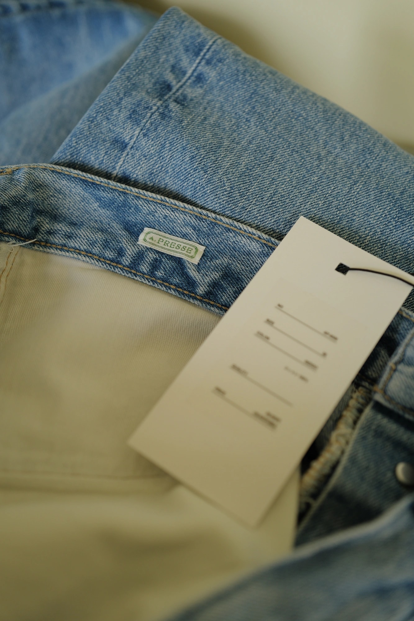 A.PRESSE Washed Denim Pants — 6