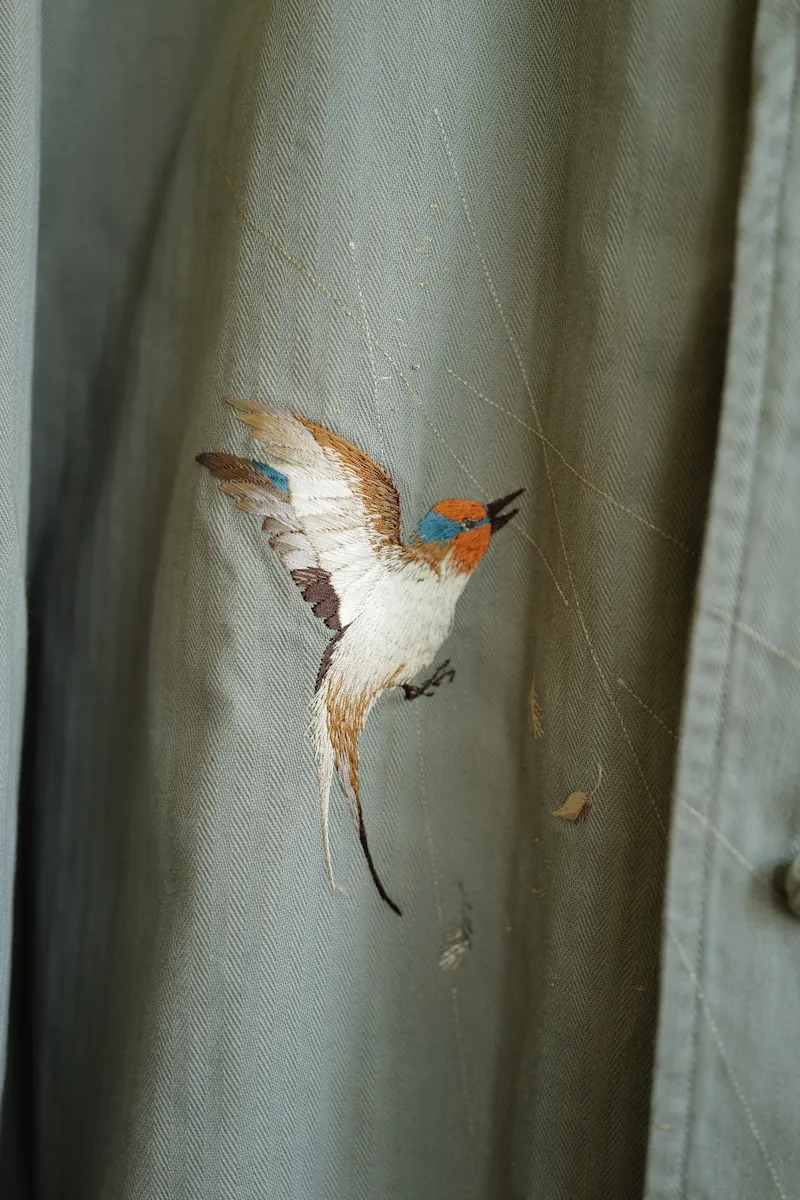 OLD JOE PATINA HERRINGBONE SOUVENIR JACKET — 2