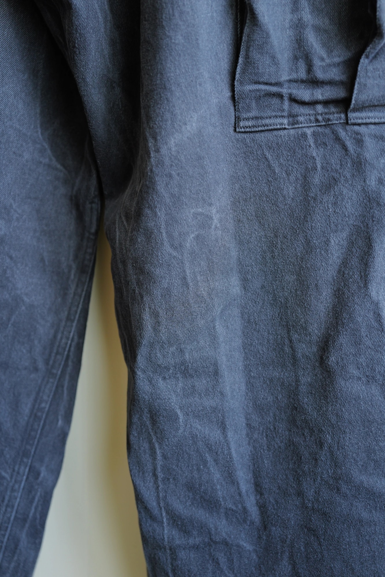 COMOLI Black Drill 6P Pants — 6