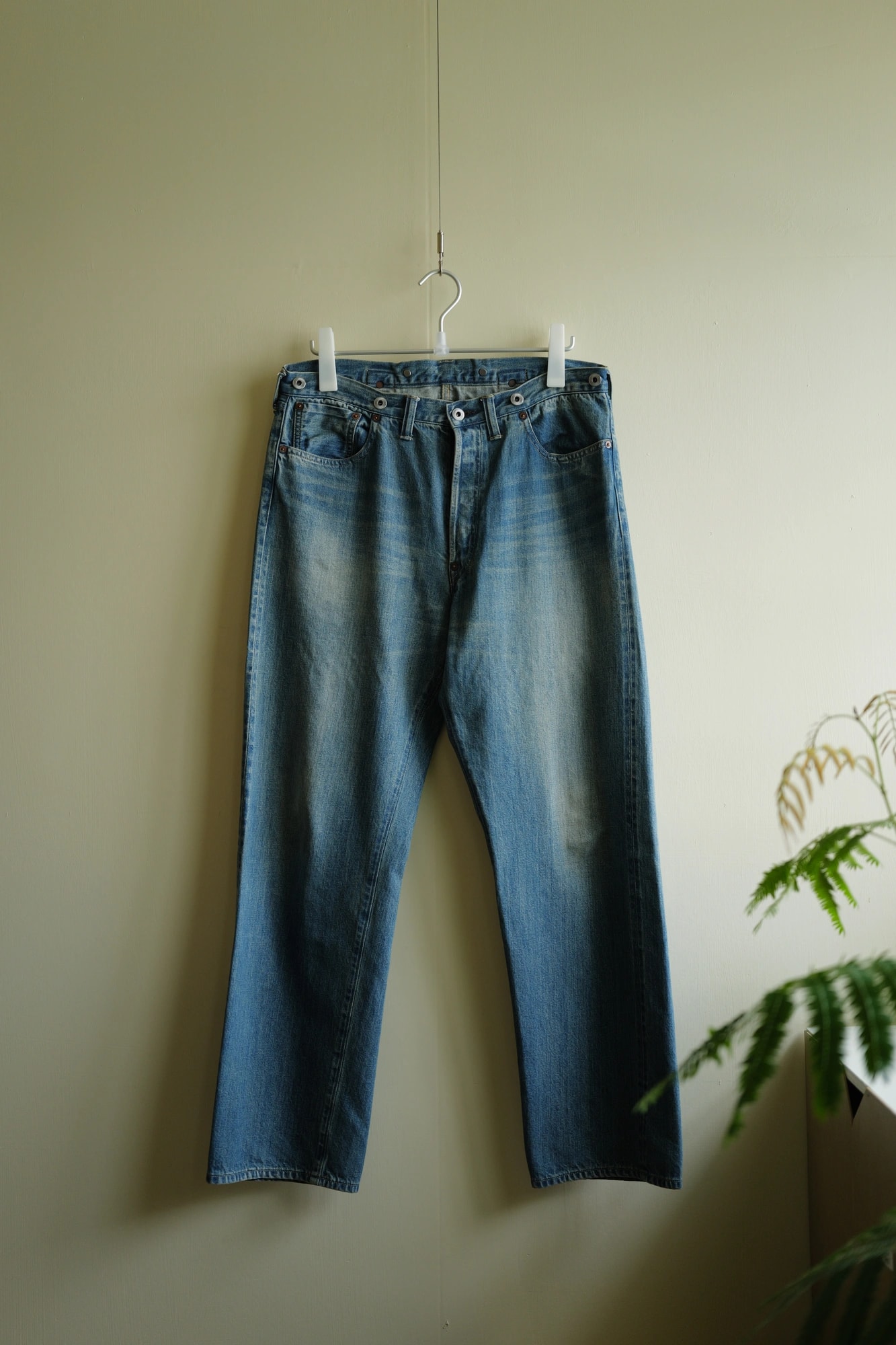 A.PRESSE No.2 Washed Denim Pants — 1