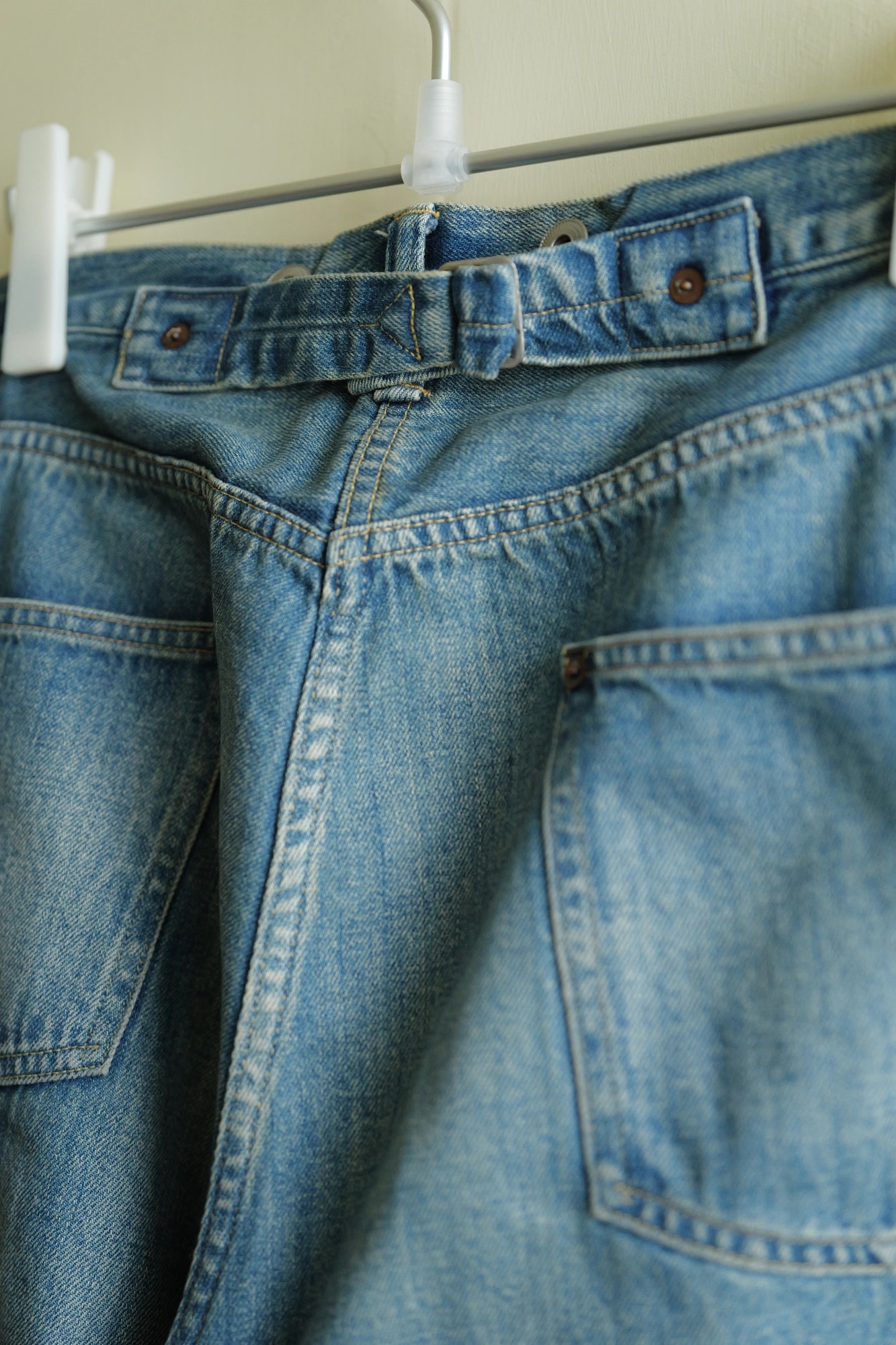 A.PRESSE No.2 Washed Denim Pants — 5