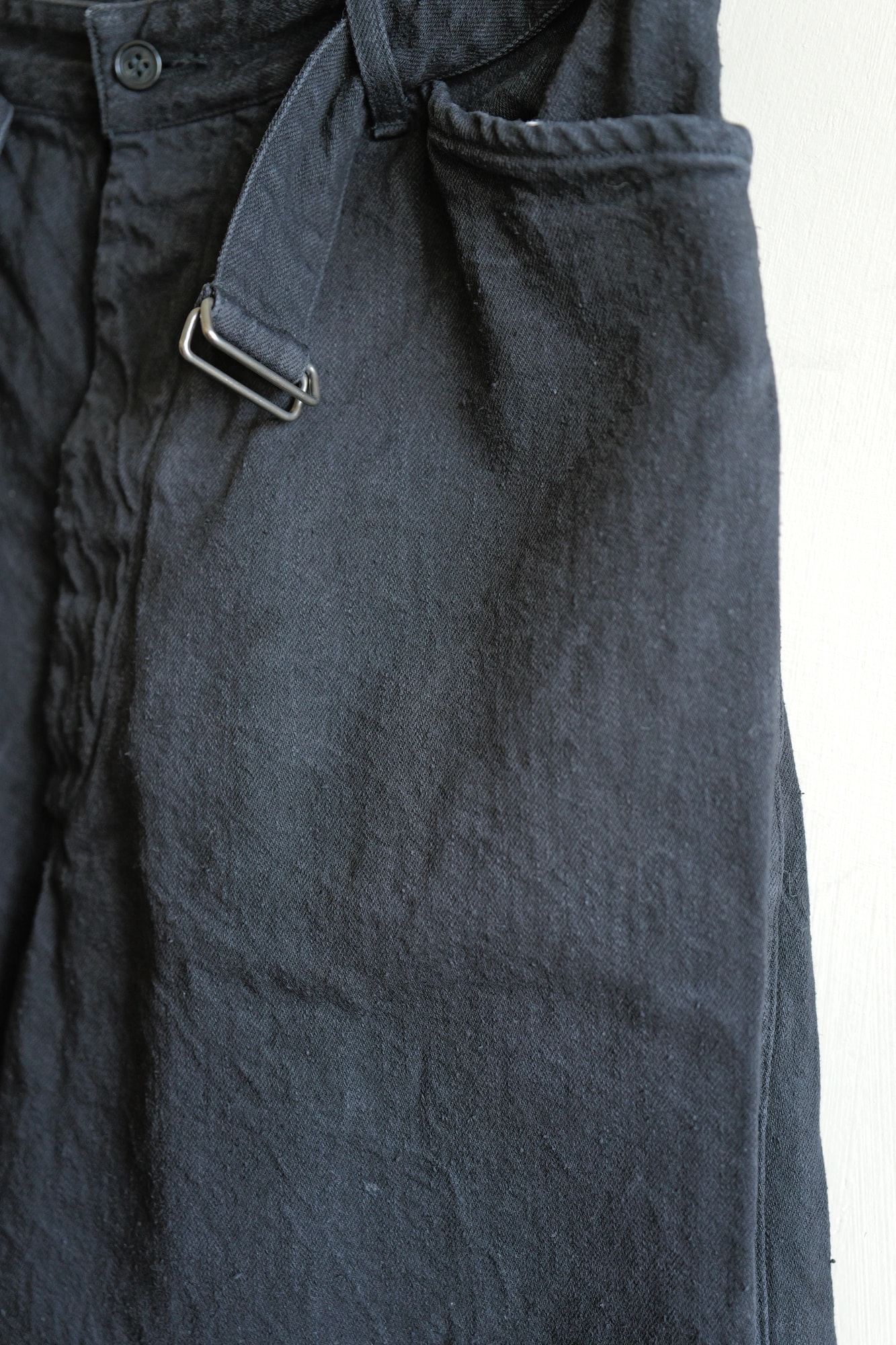 COMOLI Denim Belted Pants — 4