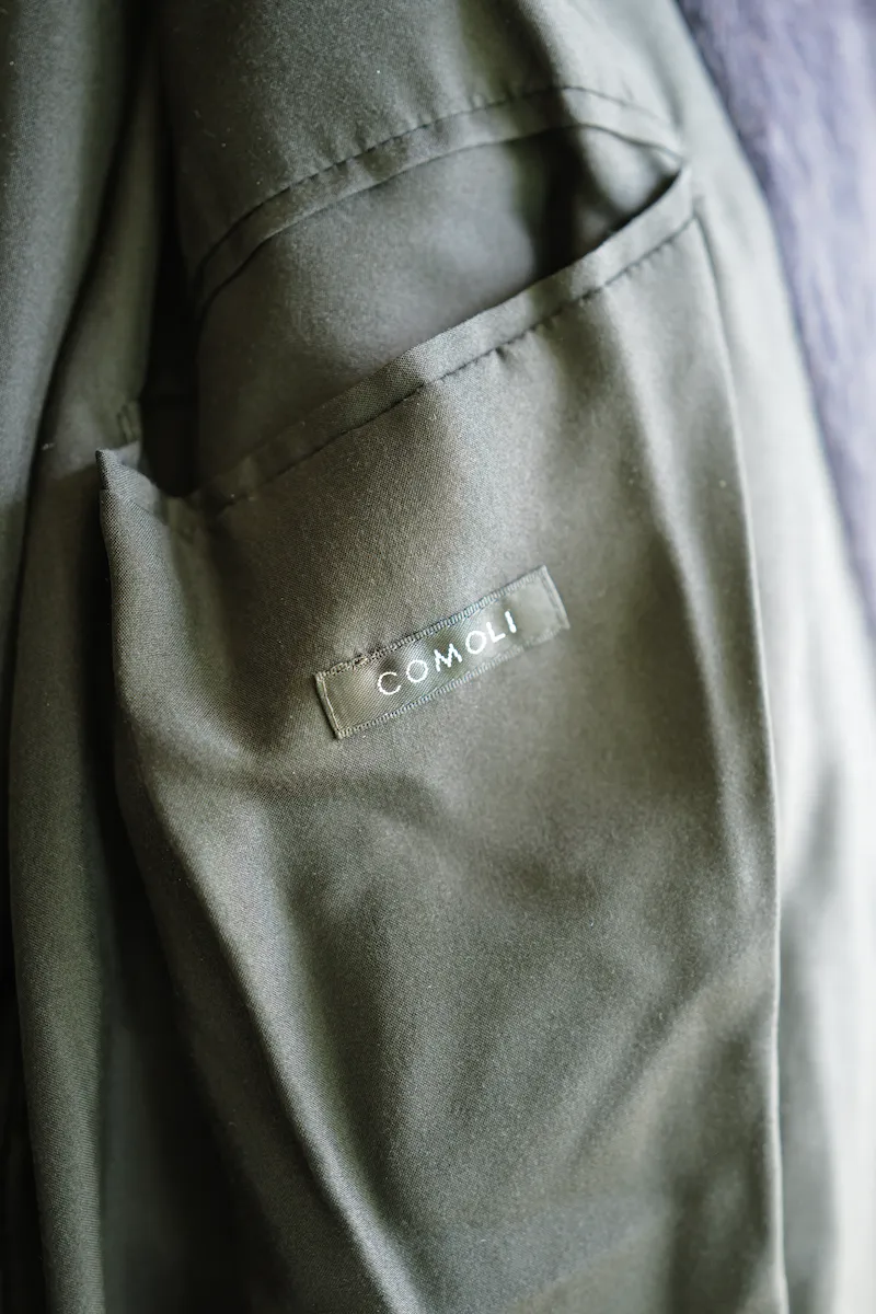 COMOLI Camel Shaggy Jacket — 5