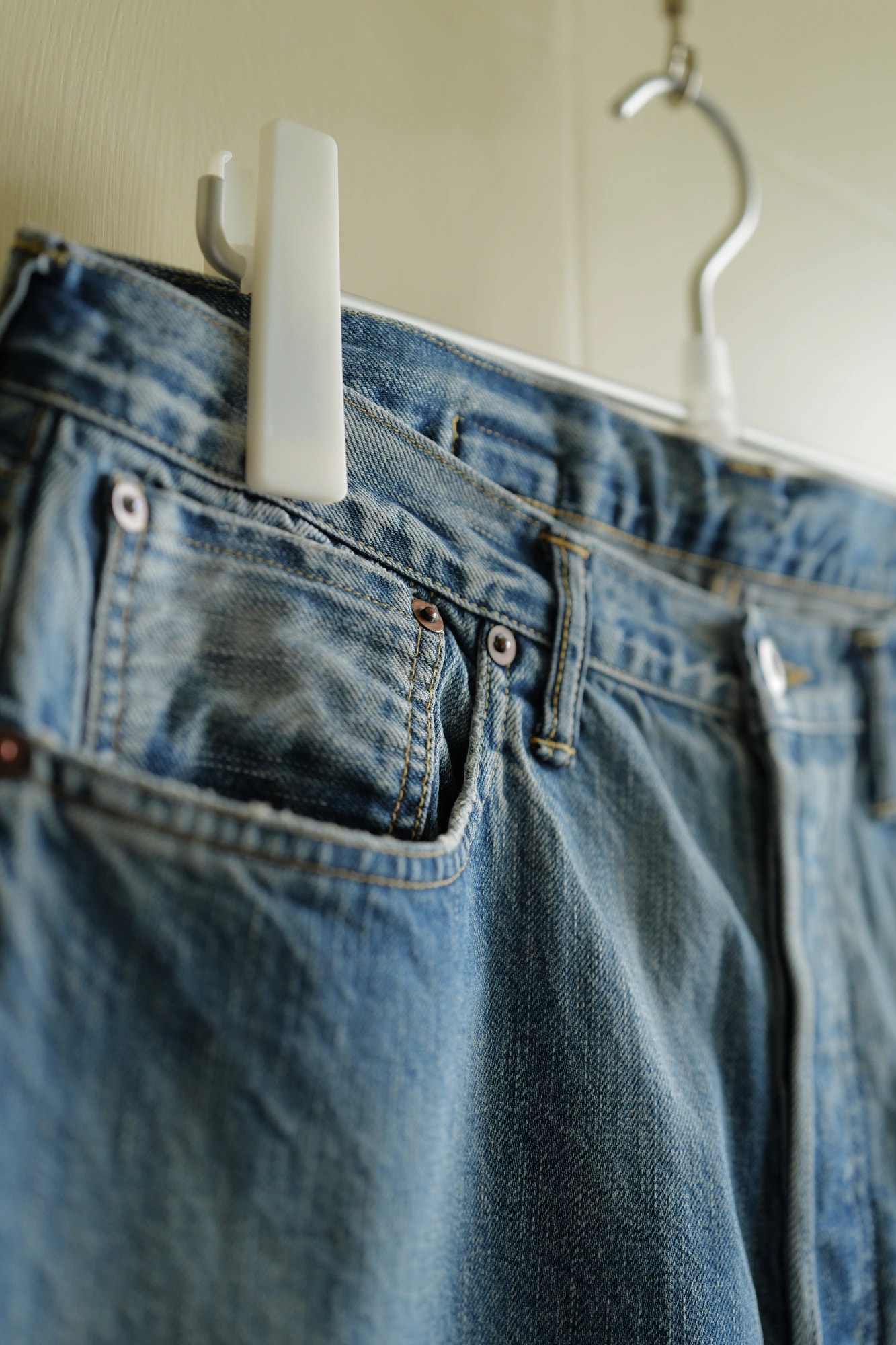 A.PRESSE No.37 Washed Wide Denim Pants — 2
