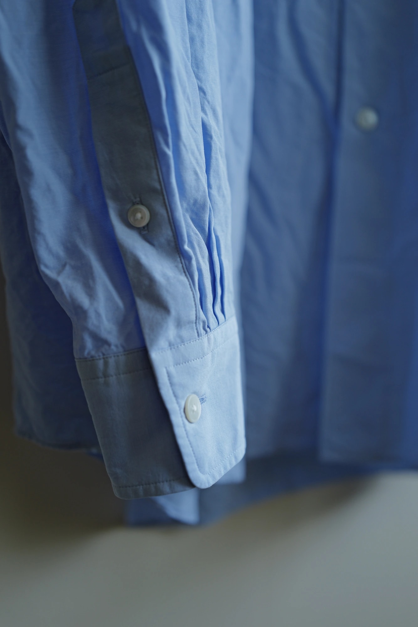 AURALEE Washed Finx Weather Chambray Shirt — 2