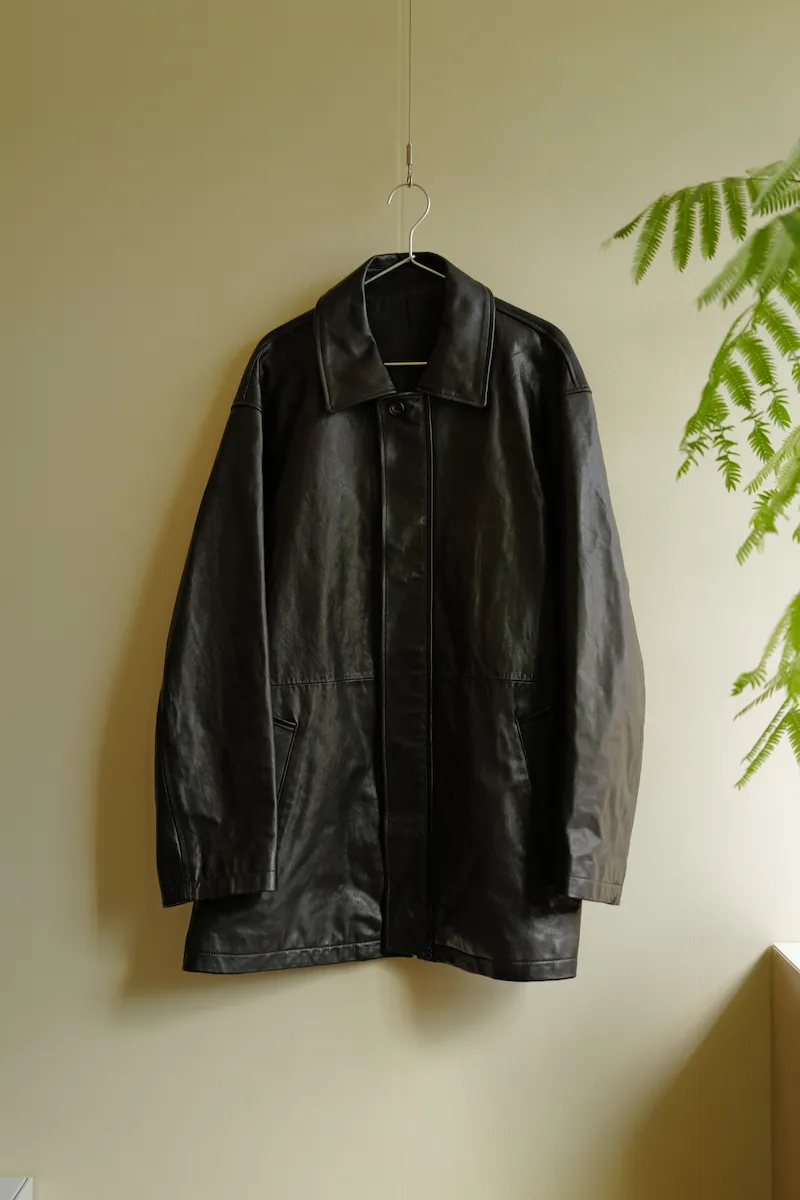 stein LEATHER ZIP JACKET — 1