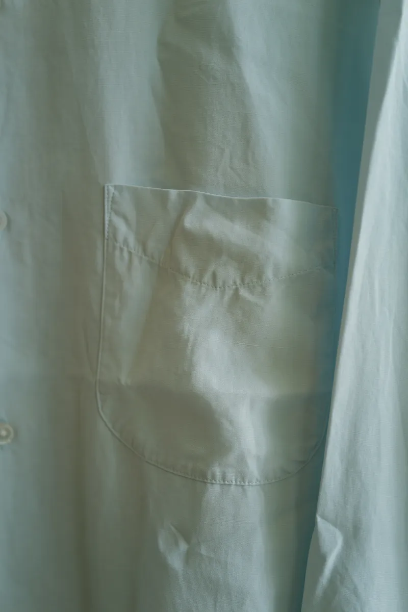 STEVEN ALAN SLUB REGULAR COLLAR SHIRT LOOSE — 2