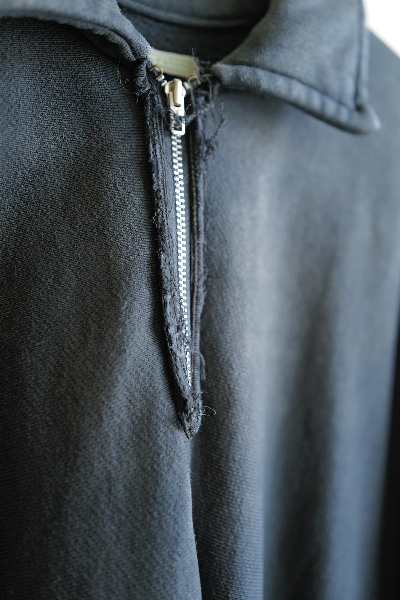 A.PRESSE Vintage Half Zip Sweatshirt — 4