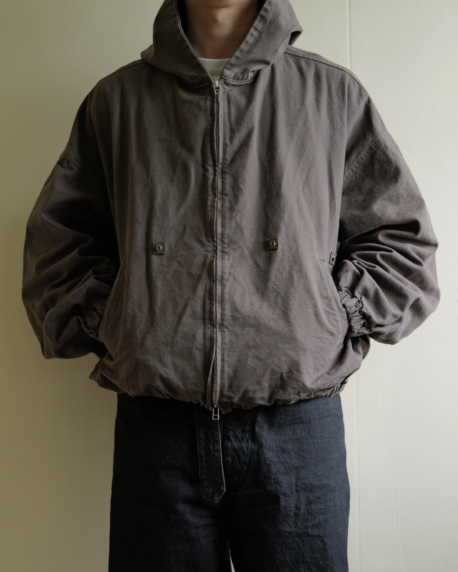 refomed "KINCHAKU" DUCK HOODE - 實穿