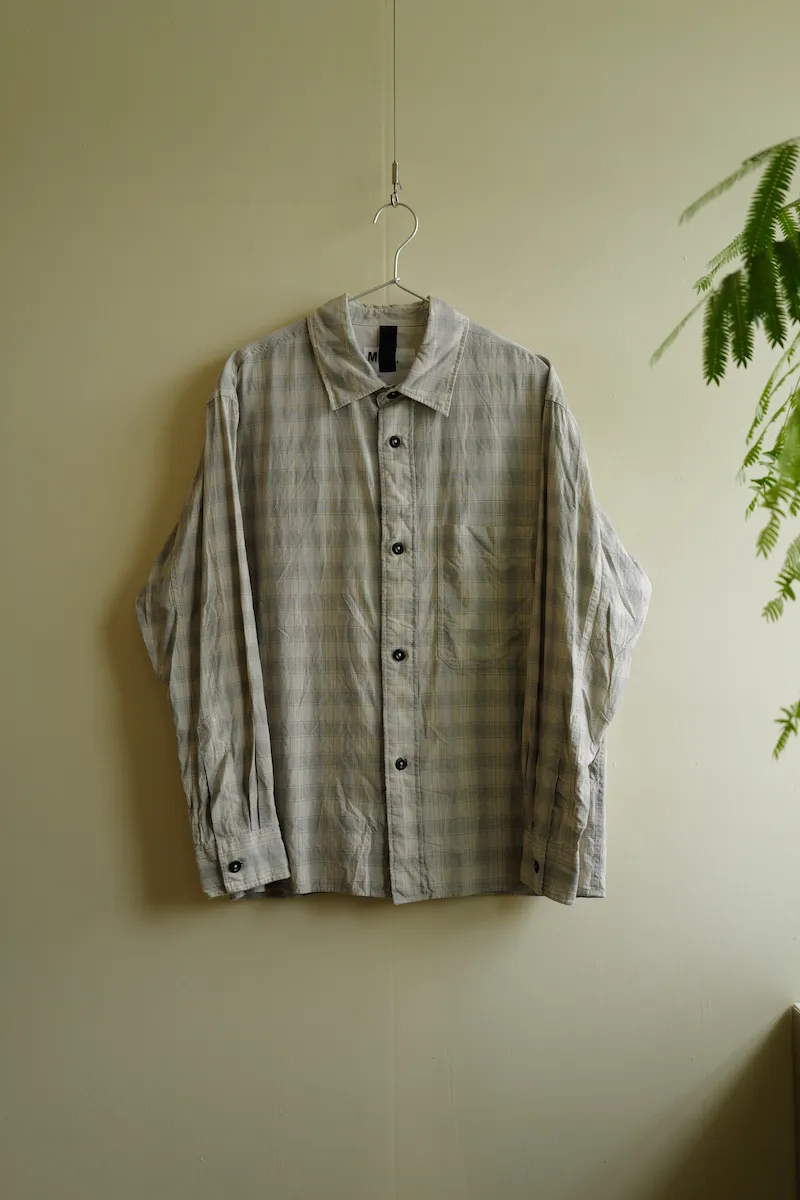 MHL WORKWEAR CHECK COTTON SHIRTING — 1