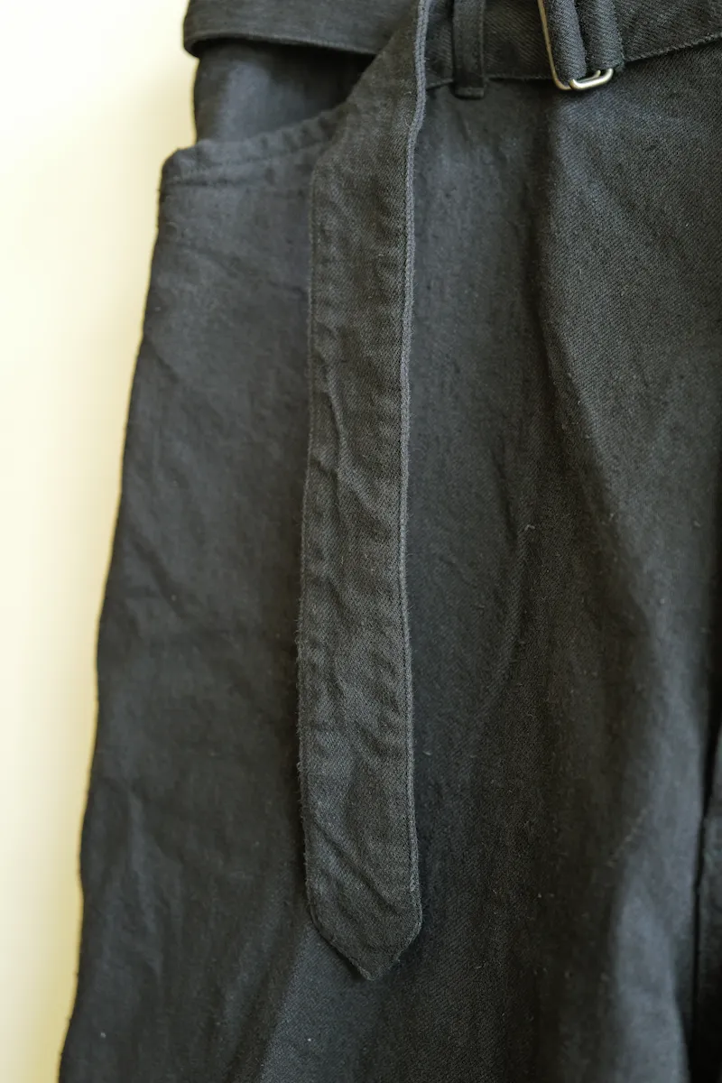 COMOLI Denim Belted Pants — 3