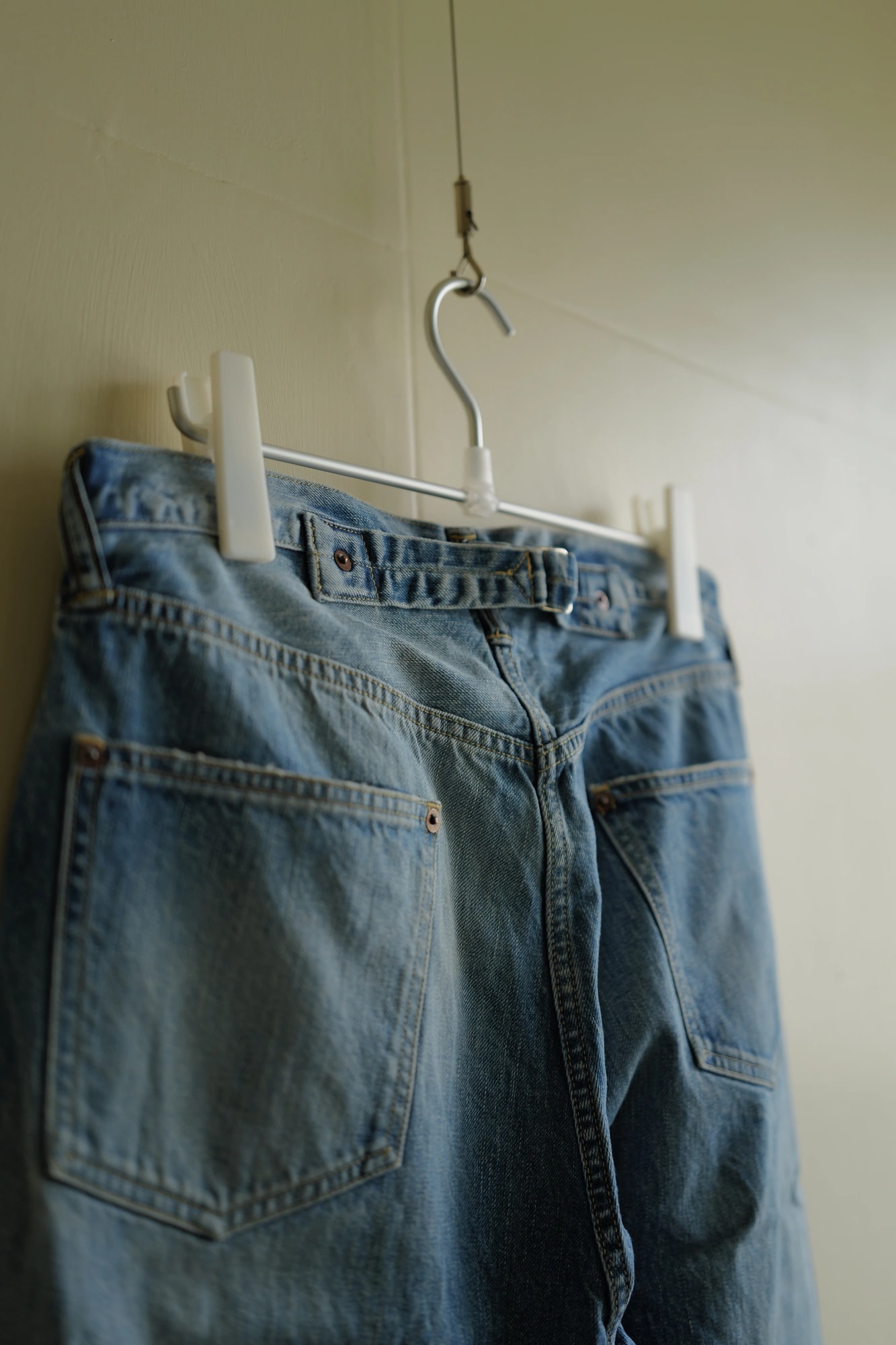 A.PRESSE No.37 Washed Wide Denim Pants — 6