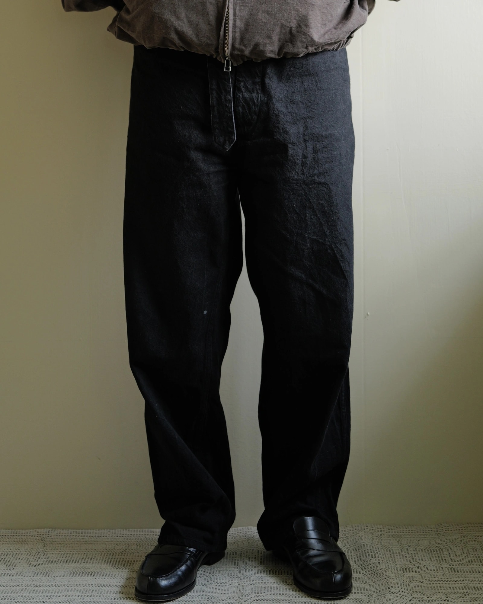 COMOLI Denim Belted Pants - 實穿
