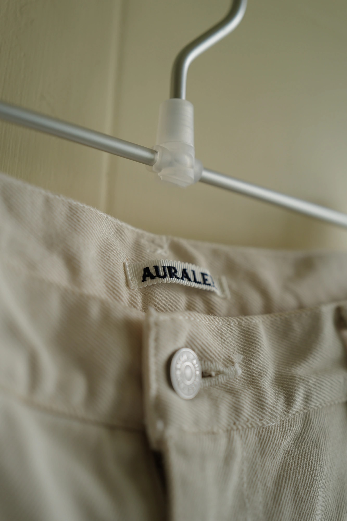 AURALEE Hard Twist Denim Wide Slacks — 5
