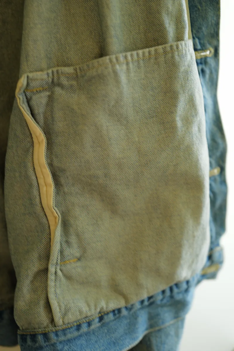 refomed OLD MAN DENIM JACKET "USED" — 6