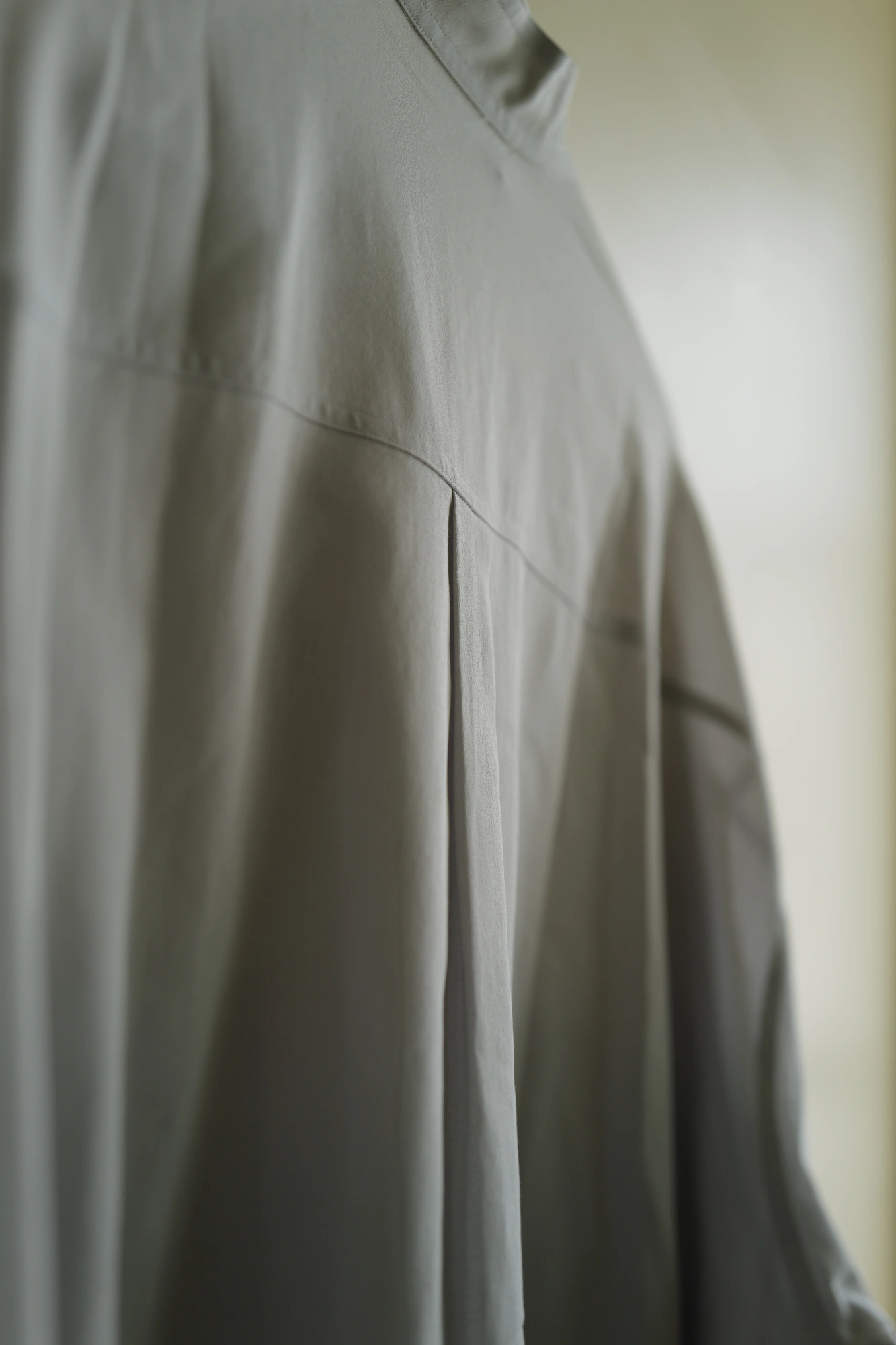 AURALEE Shuttle Georgette Cloth P/O Shirts — 4