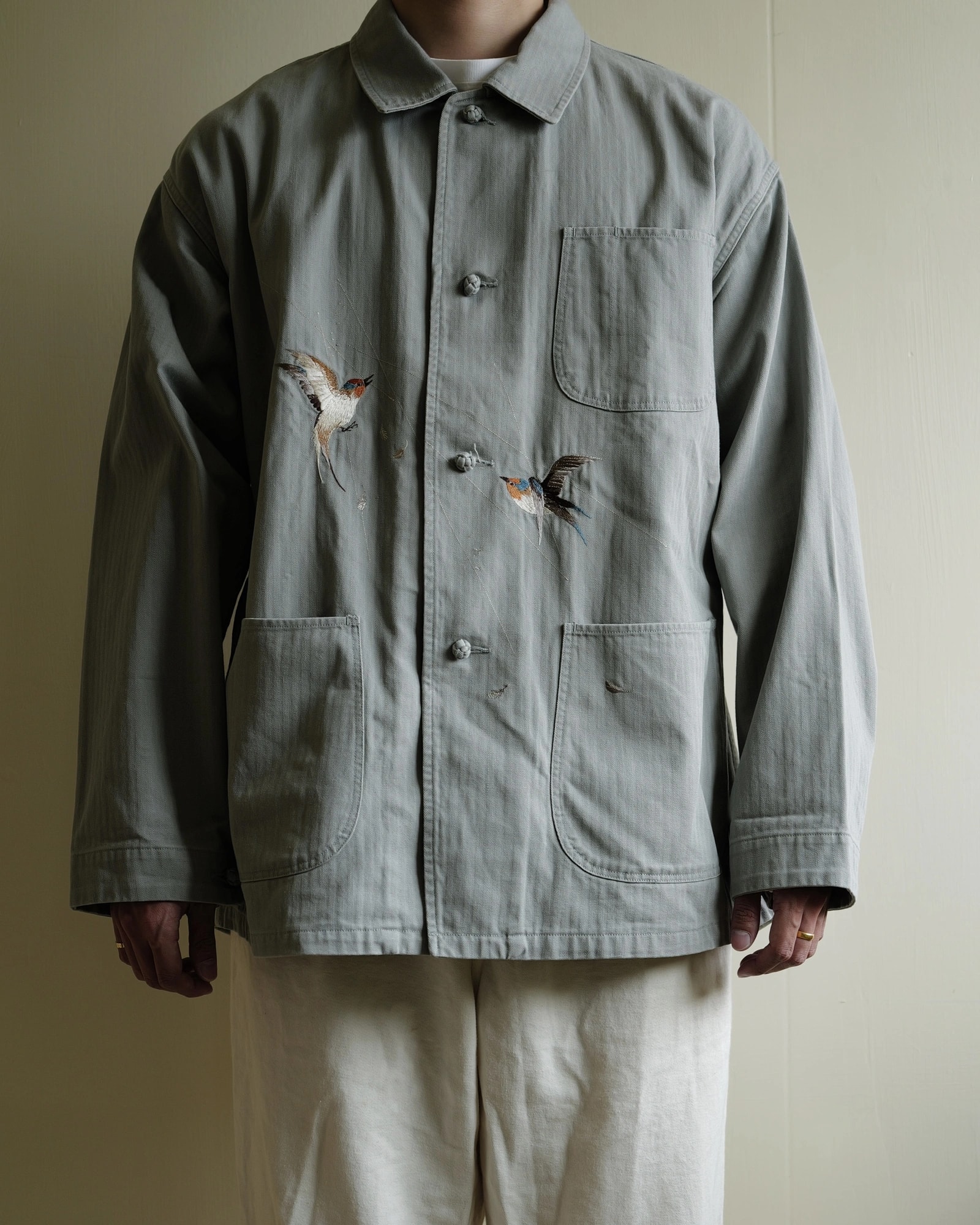 OLD JOE PATINA HERRINGBONE SOUVENIR JACKET — 8