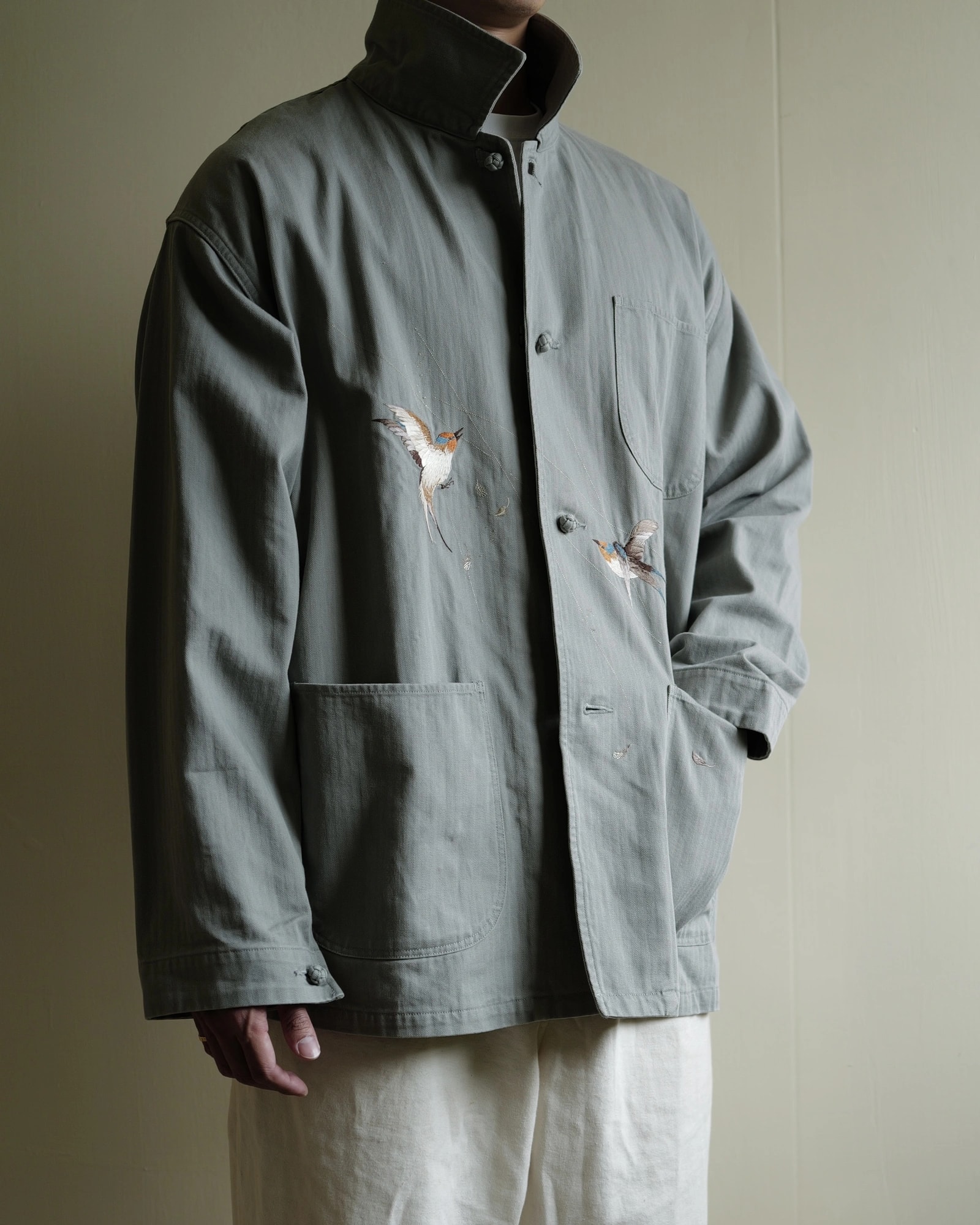 OLD JOE PATINA HERRINGBONE SOUVENIR JACKET — 9