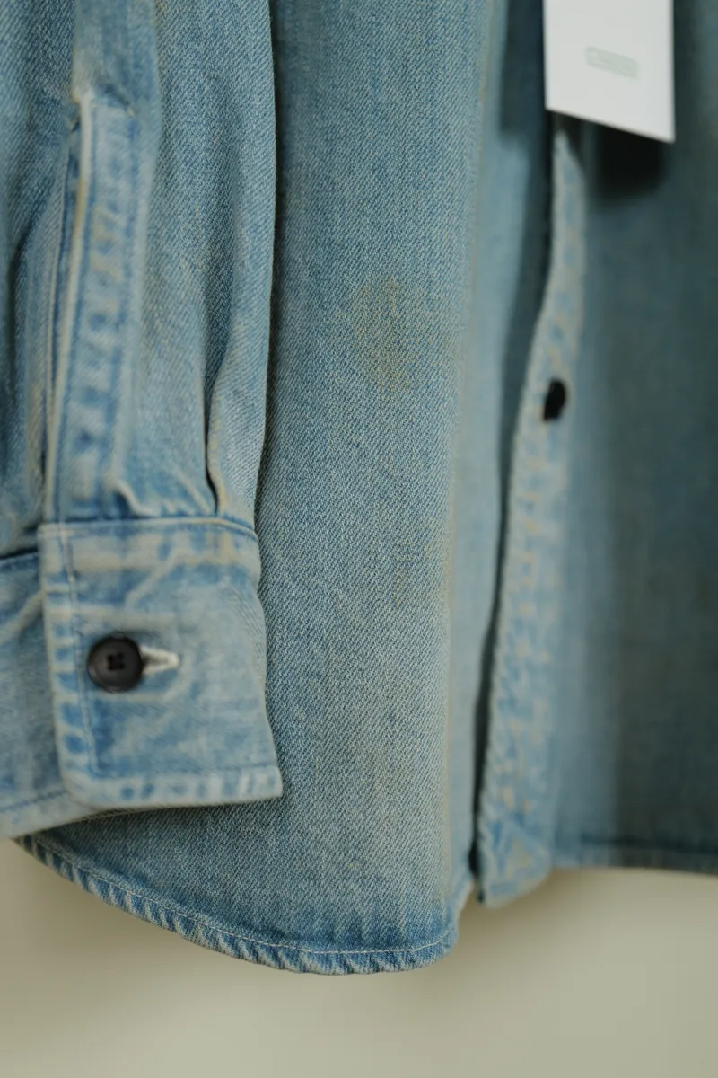 A.PRESSE Vintage Denim CPO Shirt — 2