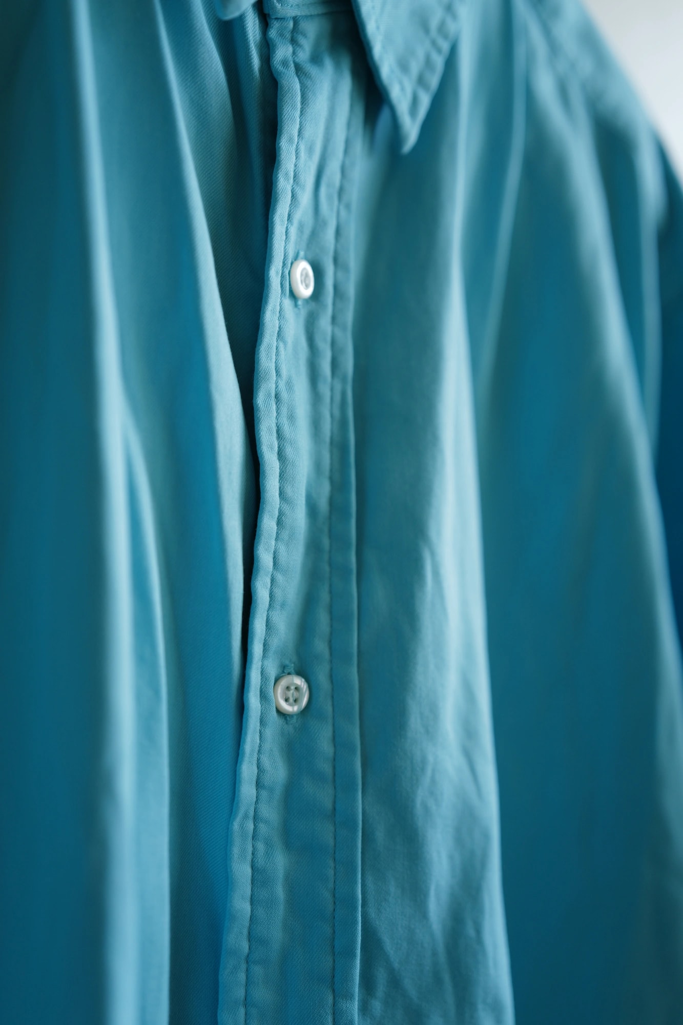 A.PRESSE Double Weave Twill Regular Collar Shirt — 2