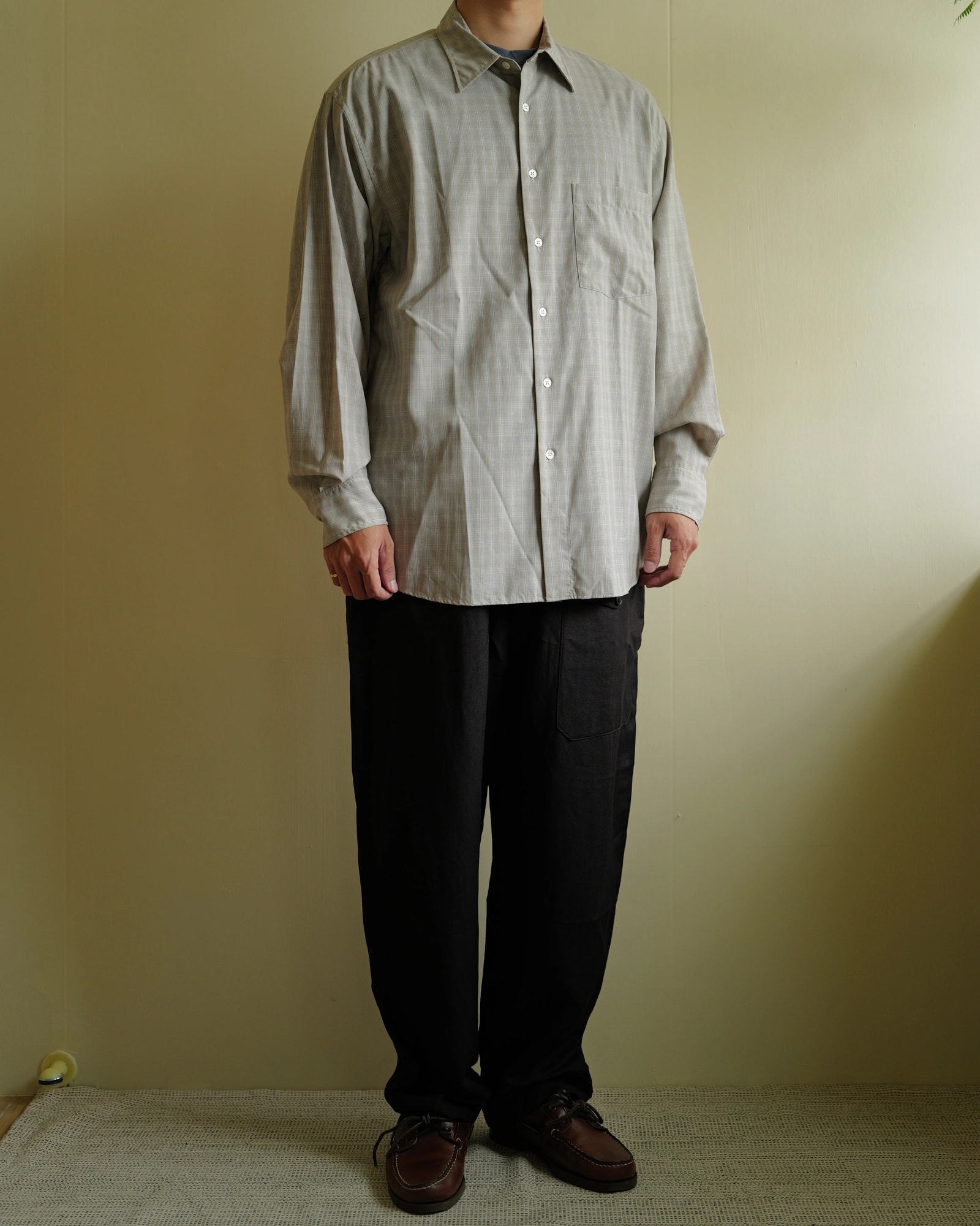 AURALEE Super Light Wool Check Shirts - 實穿
