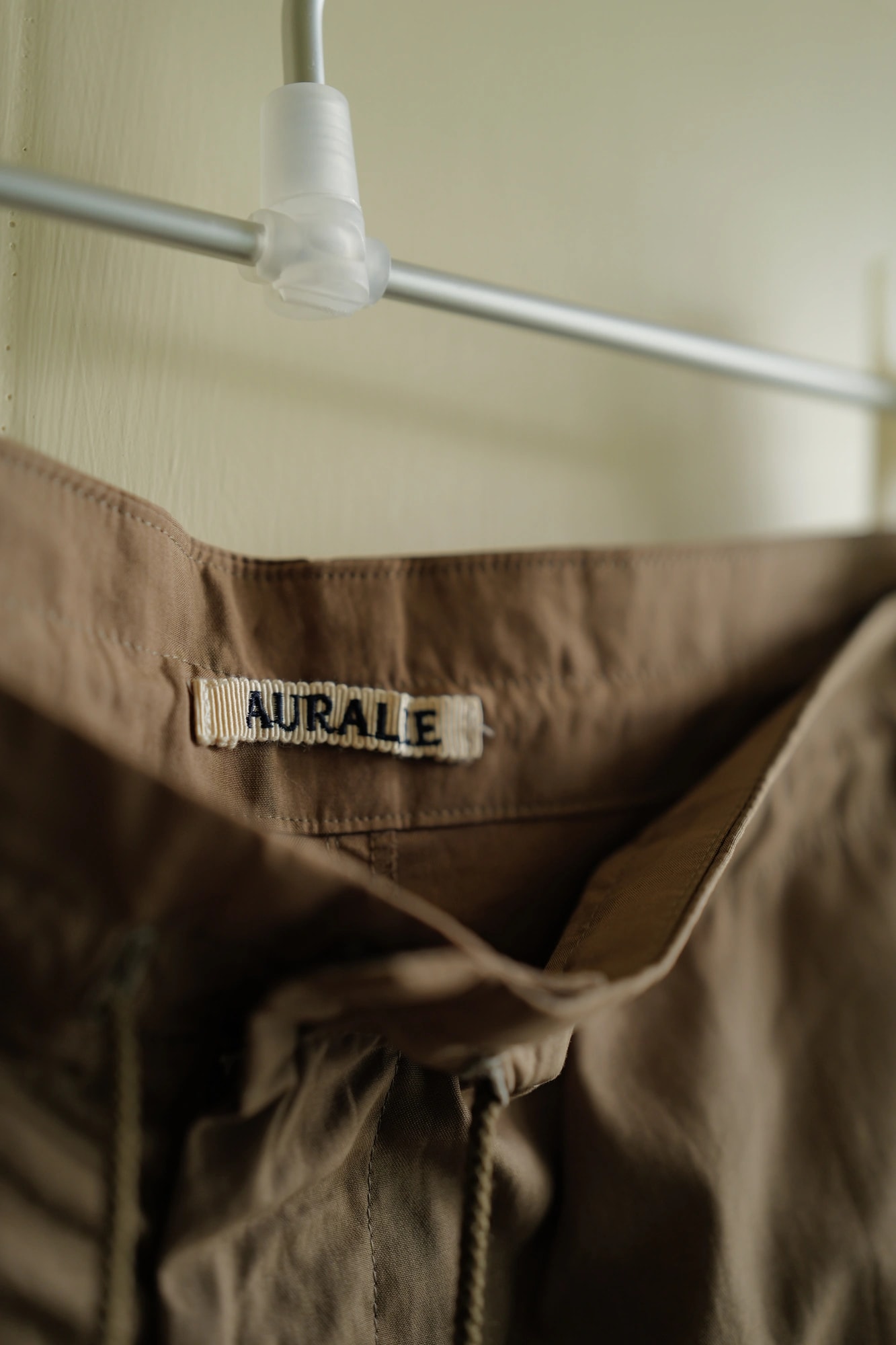 AURALEE Washed Finx Twill Easy Wide Pants — 4