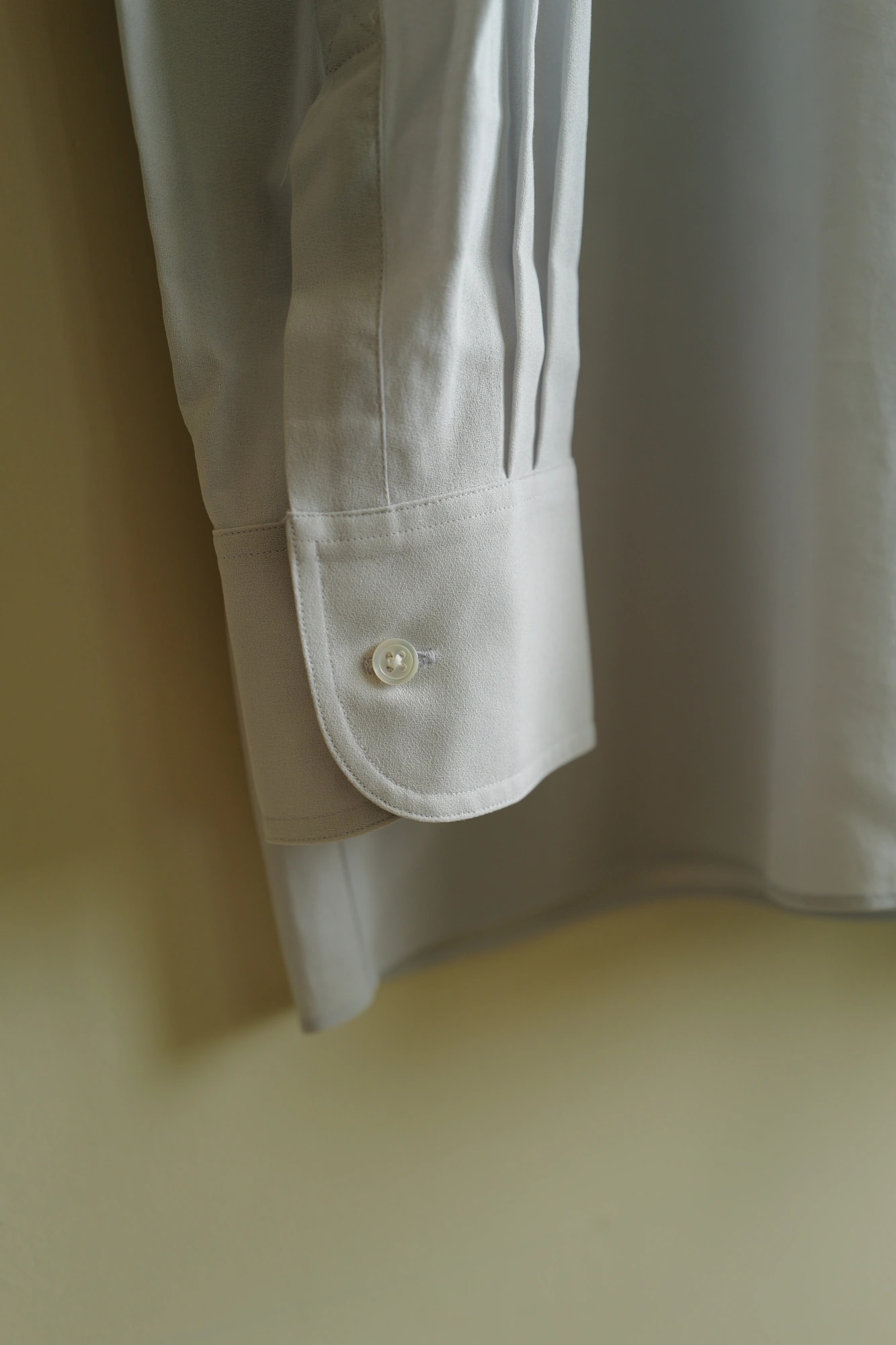 AURALEE Shuttle Georgette Cloth P/O Shirts — 3