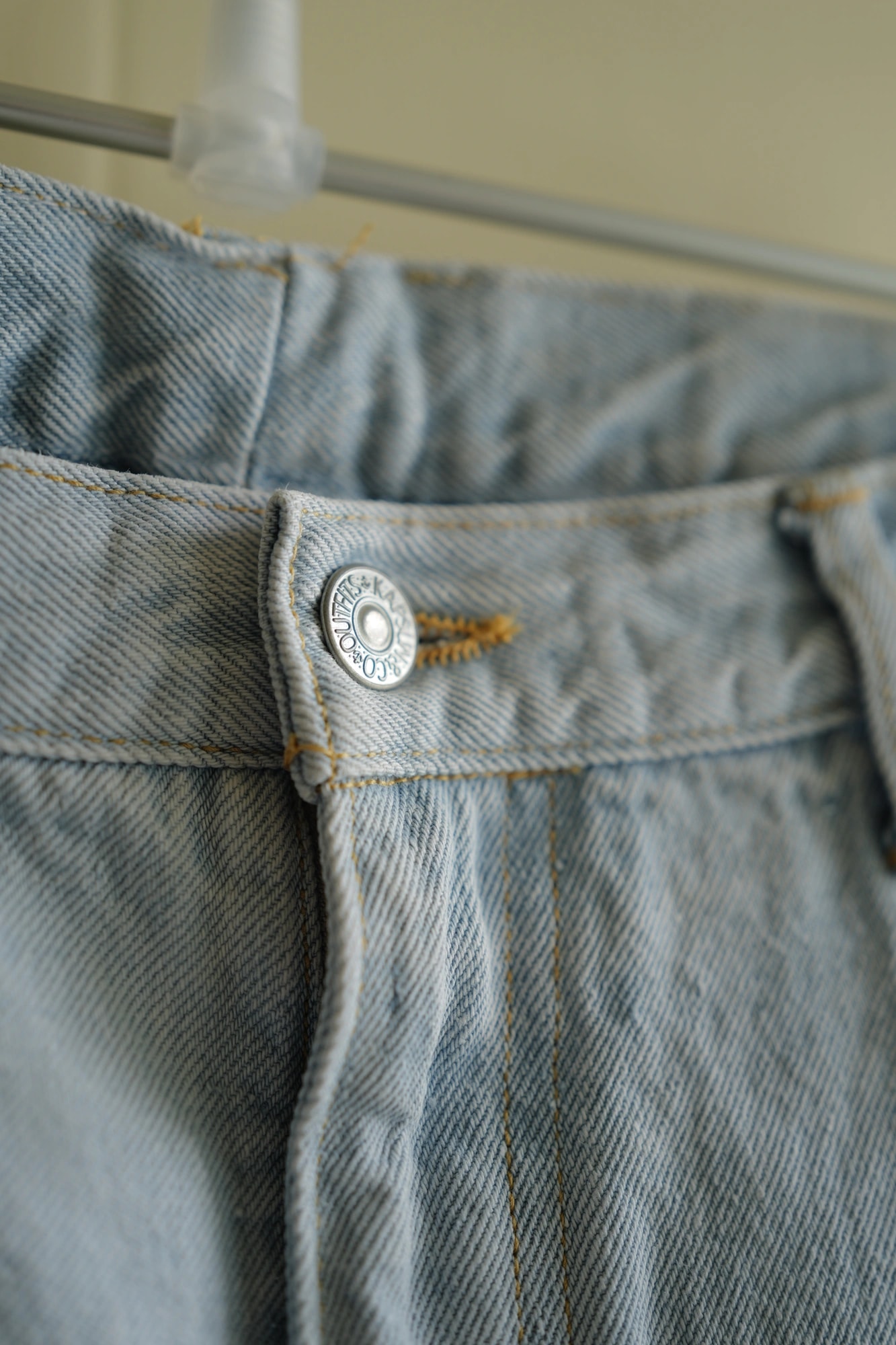 KAPTAIN SUNSHINE 5P ZIPPER FRONT DENIM PANTS - 實穿