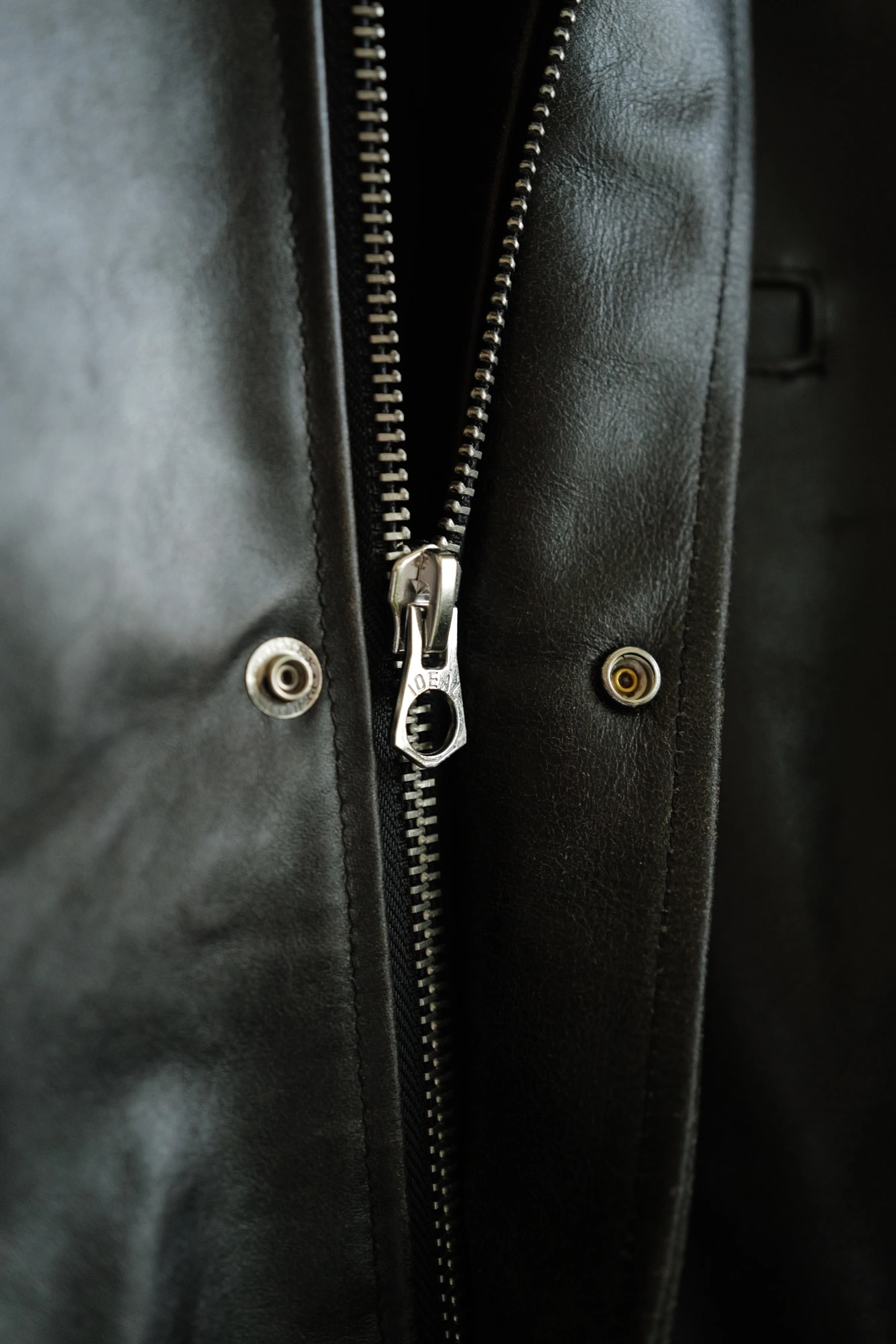 YOKE Cracked Leather Flight Jacket — 6