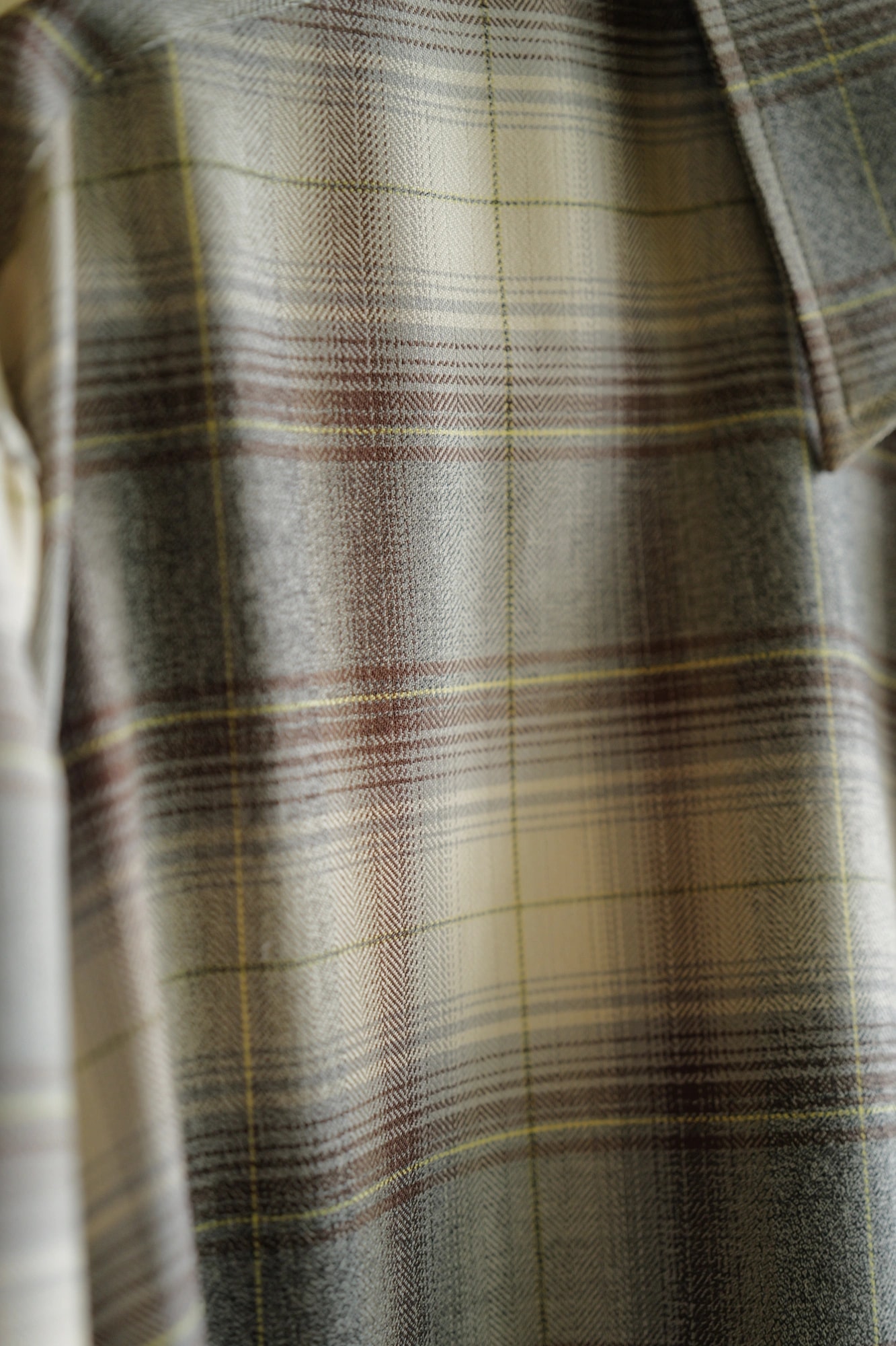 AURALEE SUPER LIGHT WOOL CHECK SHIRTS — 2