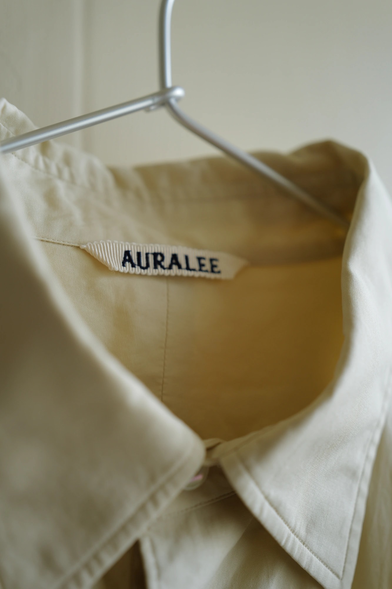 AURALEE Washed Finx Twill Shirt — 4