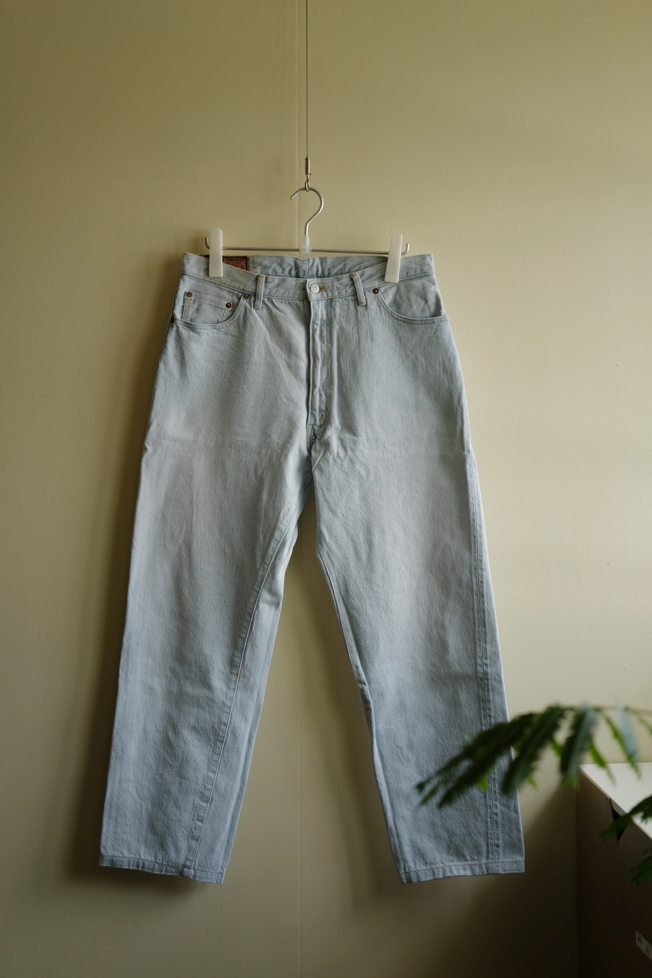 KAPTAIN SUNSHINE 5P ZIPPER FRONT DENIM PANTS — 1