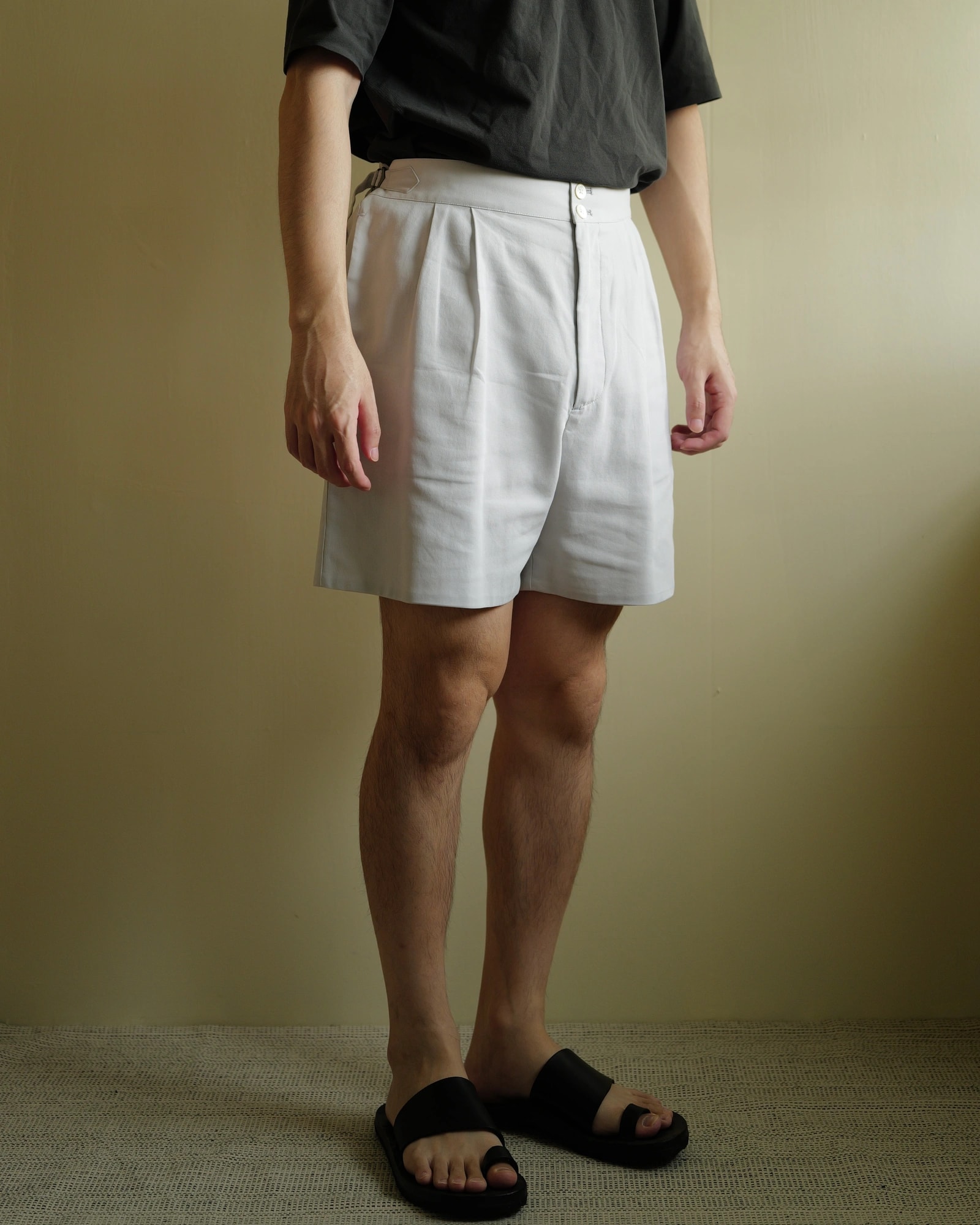 AURALEE Shuttle Georgette Cloth Double Shorts — 6