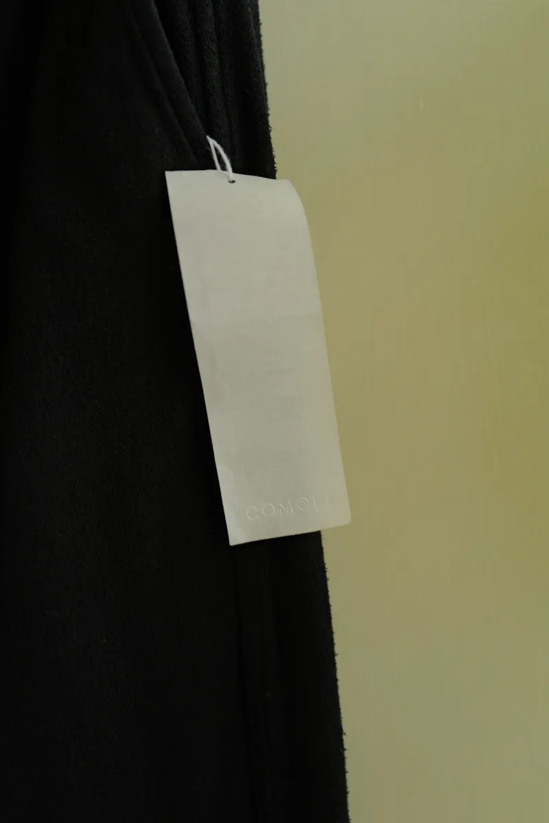 COMOLI Silk Nep Drawstring Pants — 4