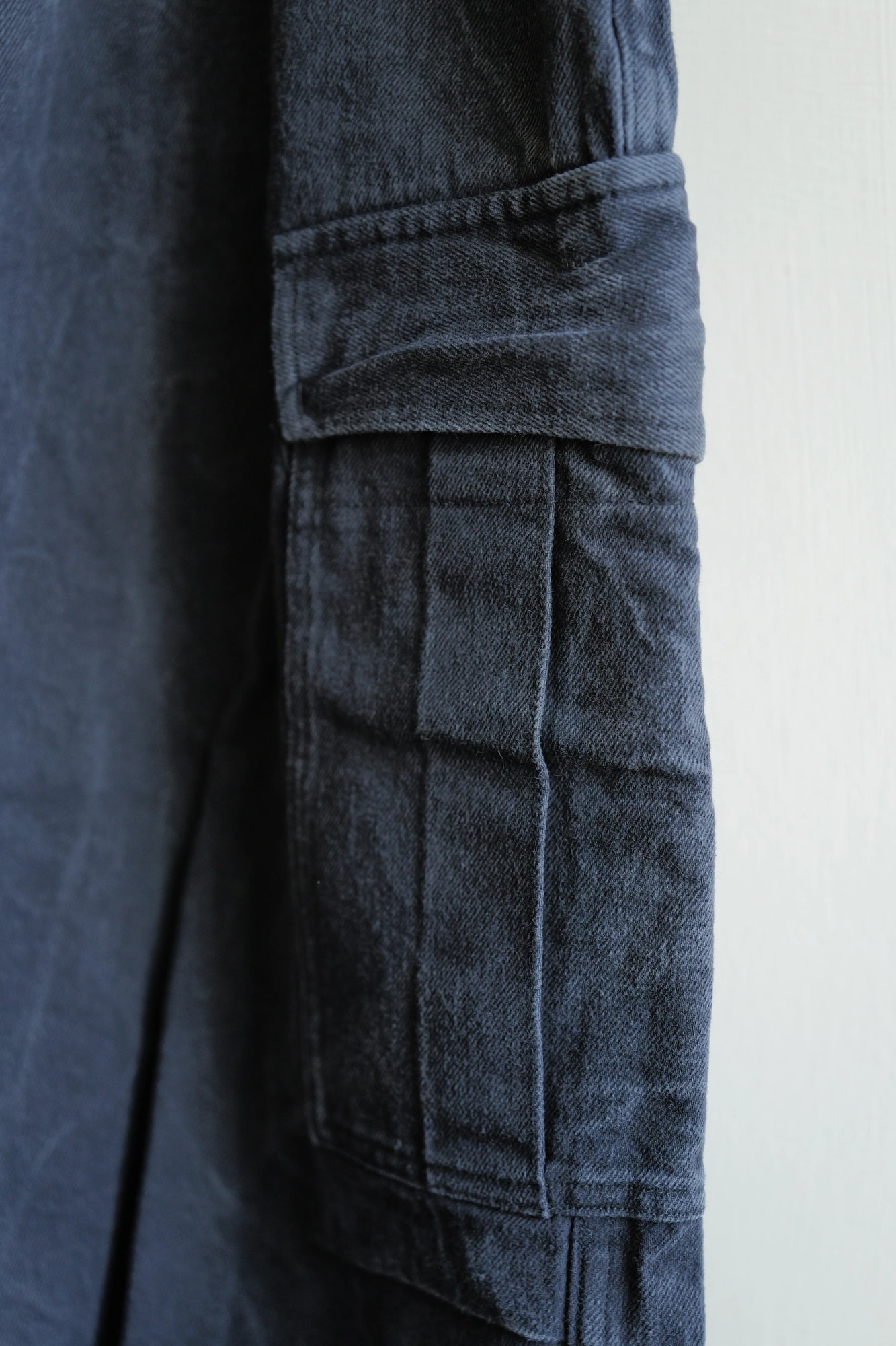 COMOLI Black Drill 6P Pants — 2